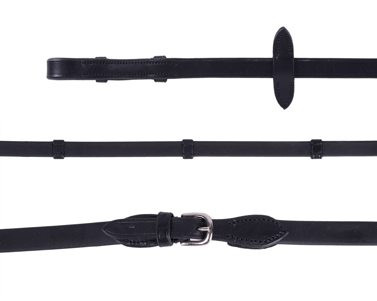 Biothane reins with stops