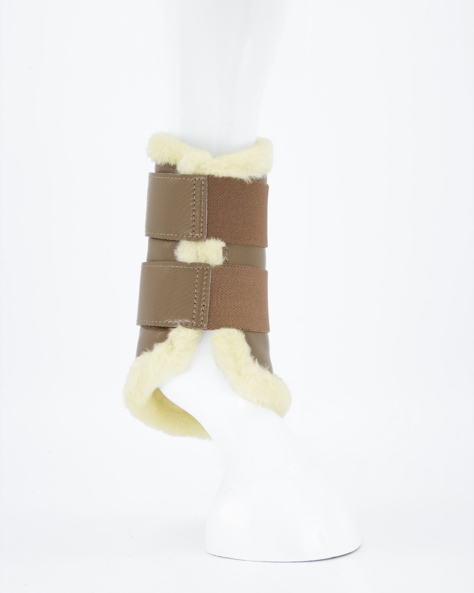 Gaiters Faux Fur Champagne