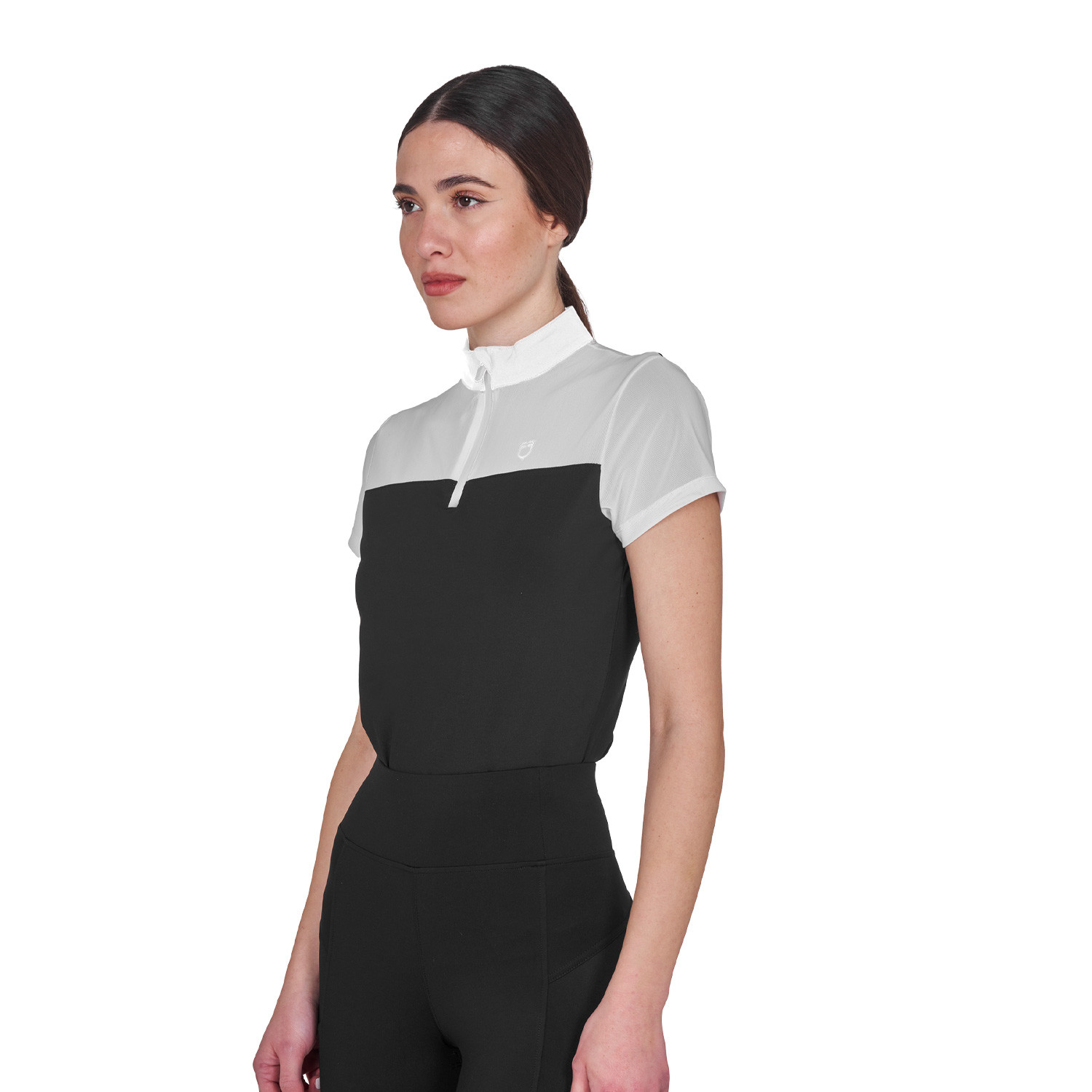 Damen-Trainingspolo mit Mesh-Einsätzen