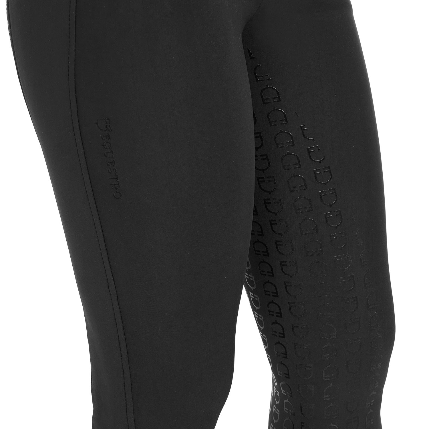 Damen-Vollbesatz-Reithose mit hohem Bund und Fleecefutter