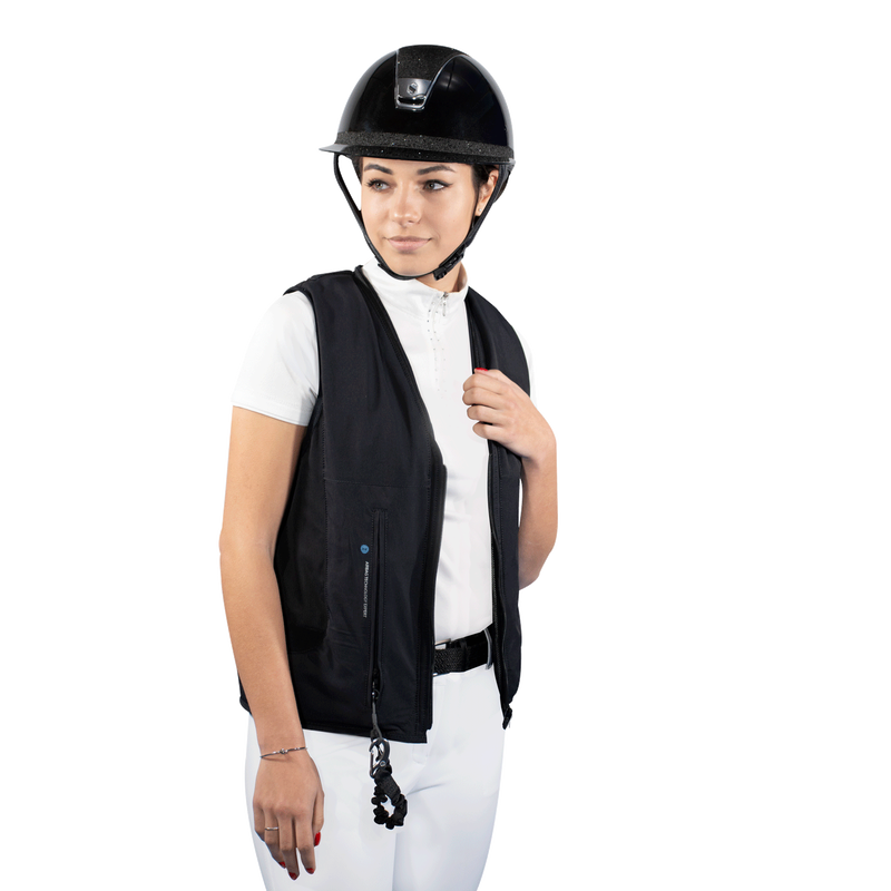 Safety waistcoat Zip In 2 Airbag in black