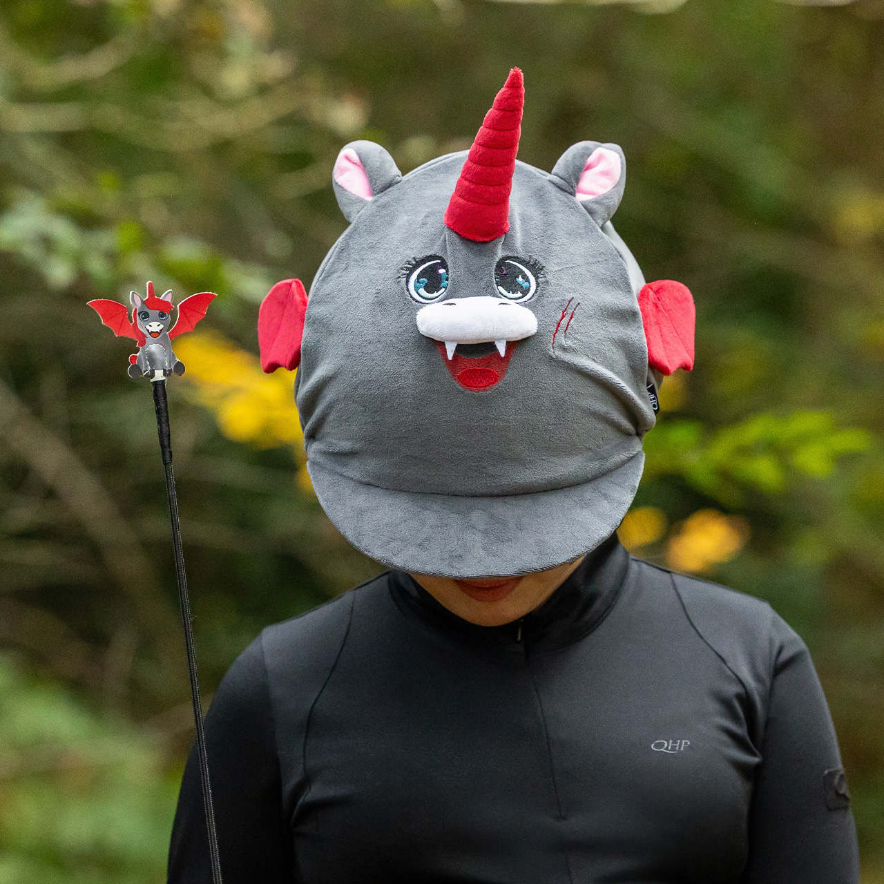 Halloween riding helmet cover