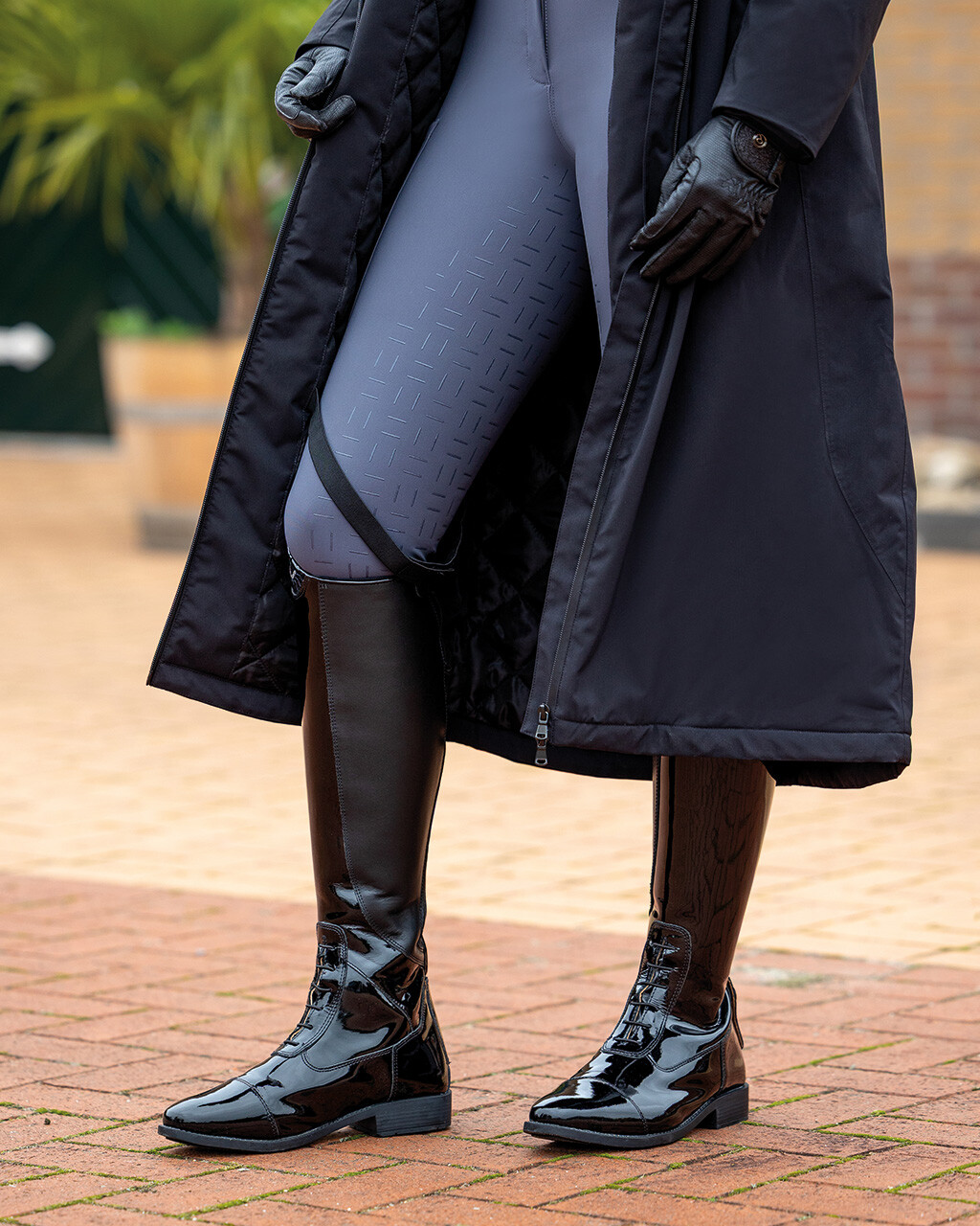 Winterjacke Livora in schwarz