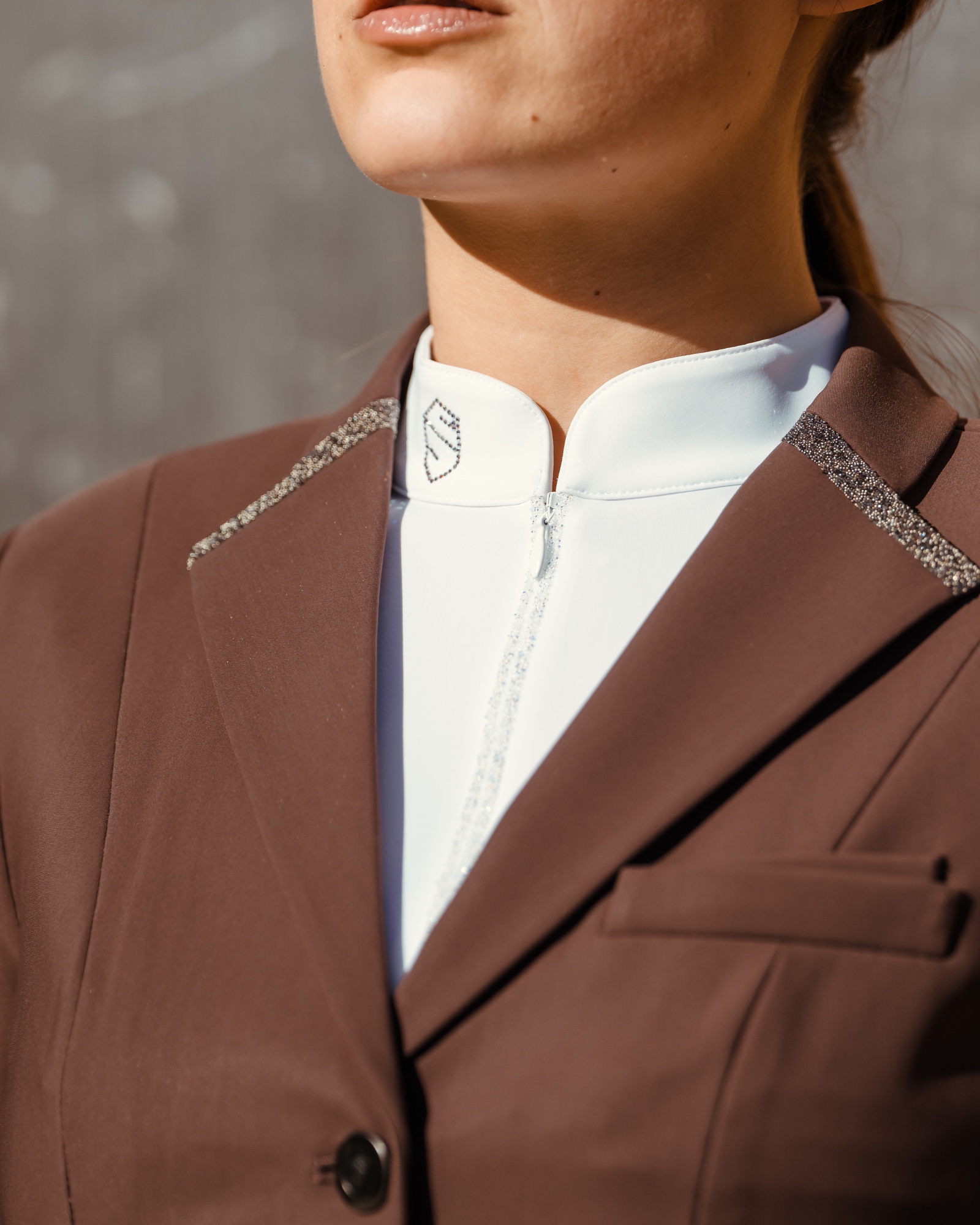 Ladies show jacket Victorine Crystal Fabric