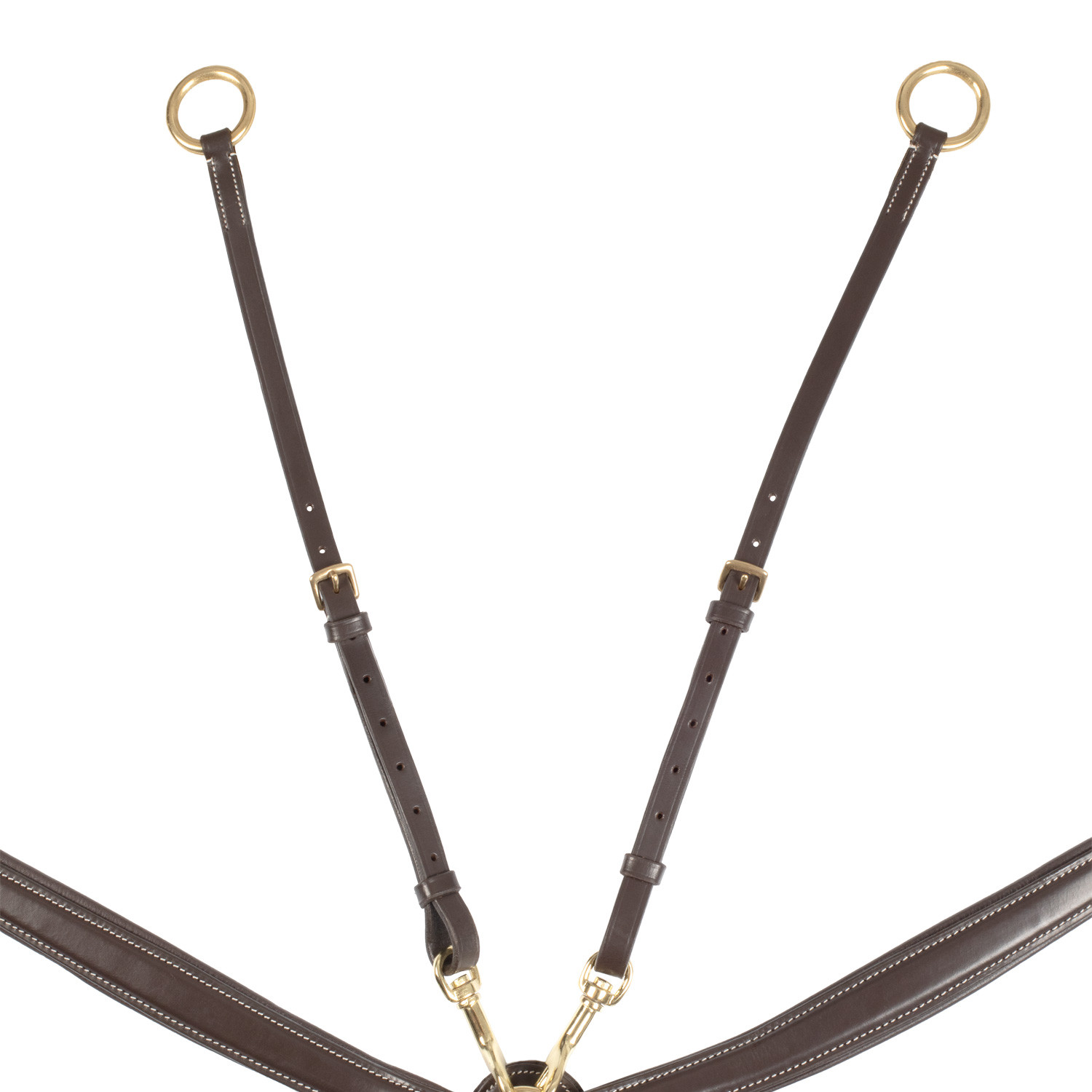 Vorderzeug mit Leder-Gabel und Stahlschnallen NEW