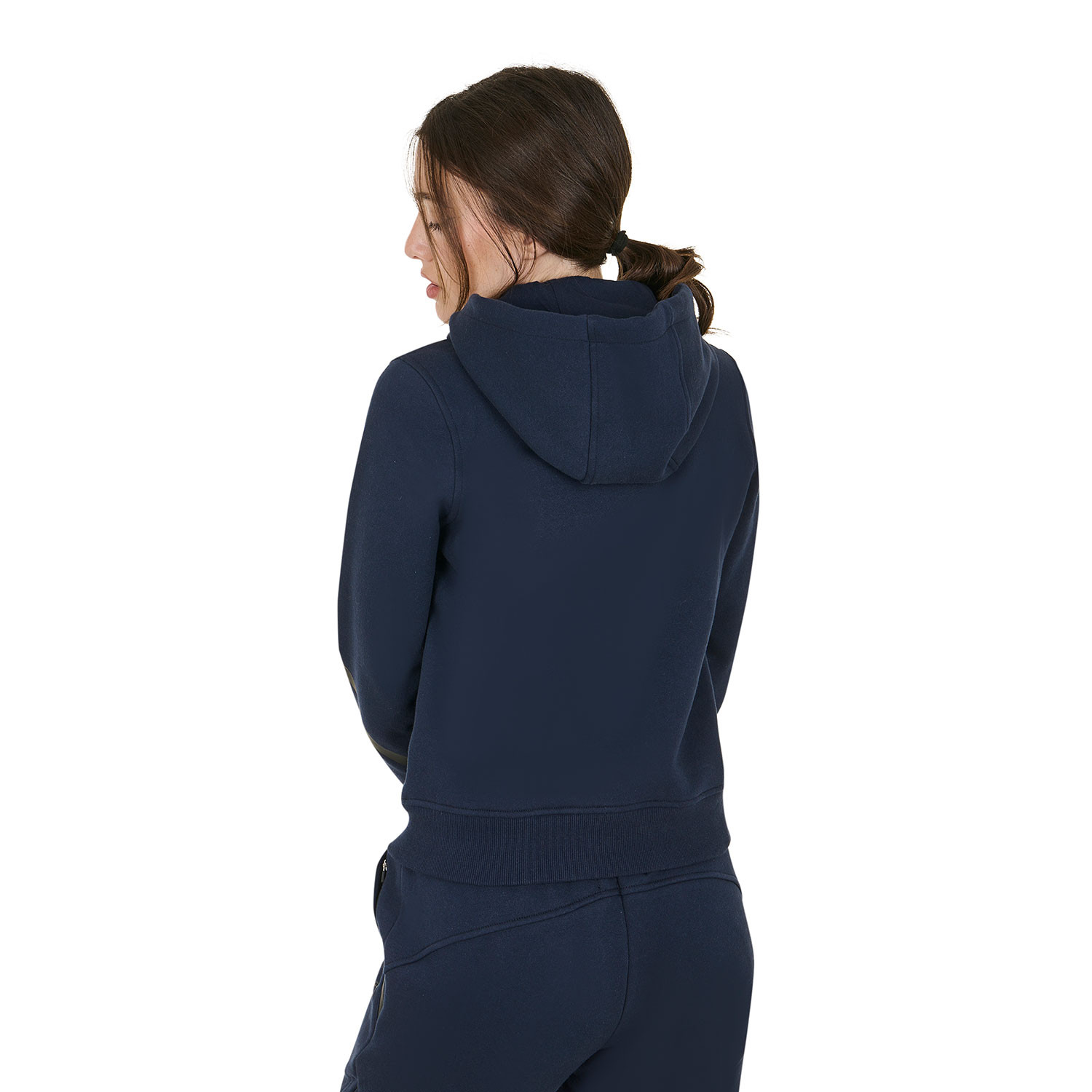 Hoodie Institutional für Damen mit Frontreißverschluss