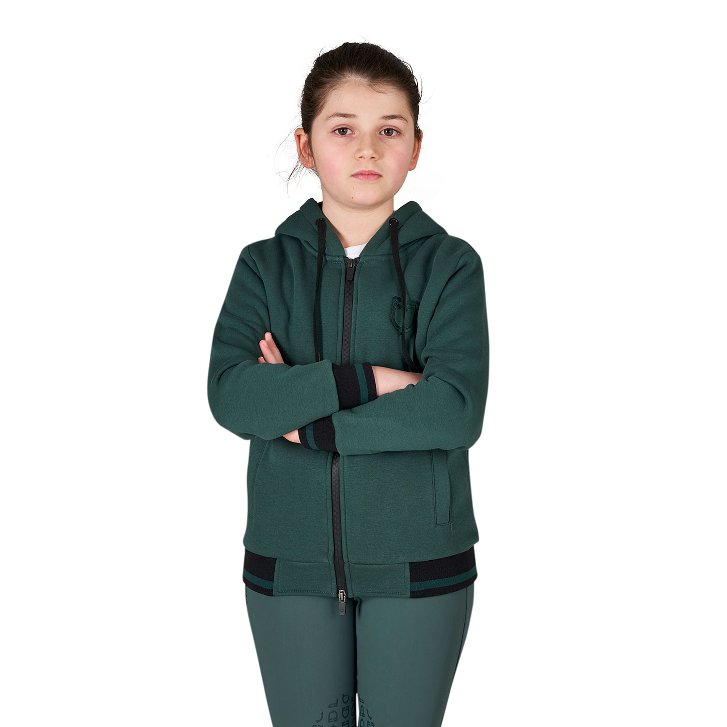 Unisex-Kinder-Hoodie mit Frontreißverschluss
