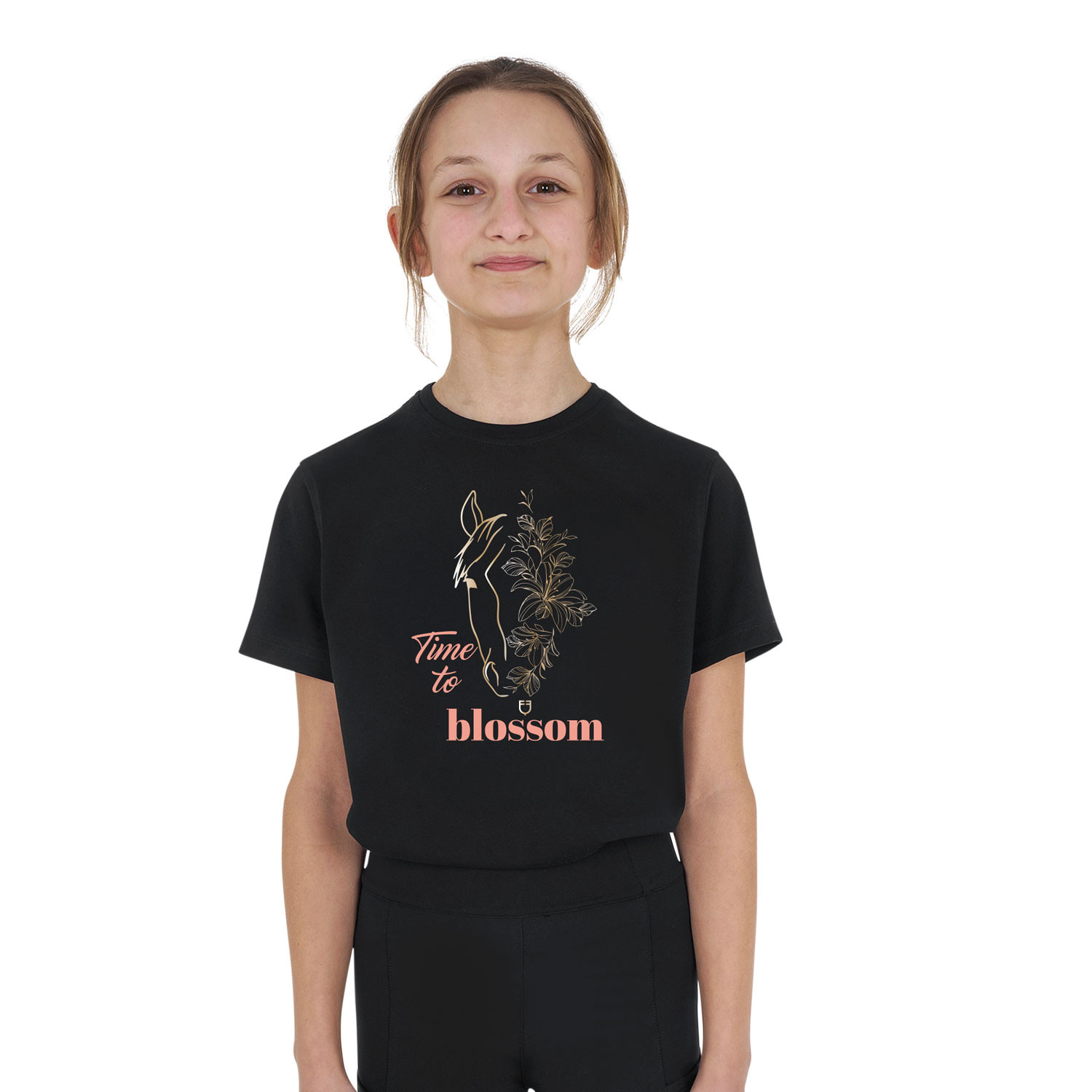 Baumwoll-T-Shirt Time to Blossom für Mädchen