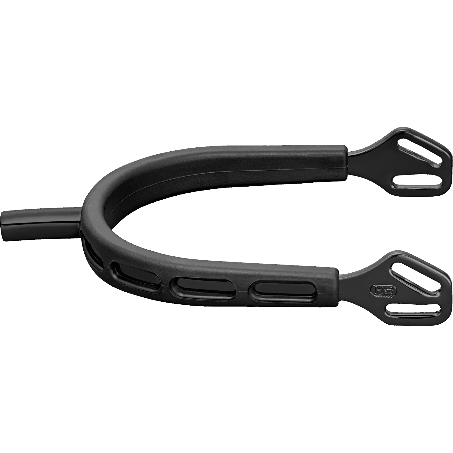 ULTRA fit EXTRA GRIP spurs -Black Series- stainless steel anthracite, 25 mm flat