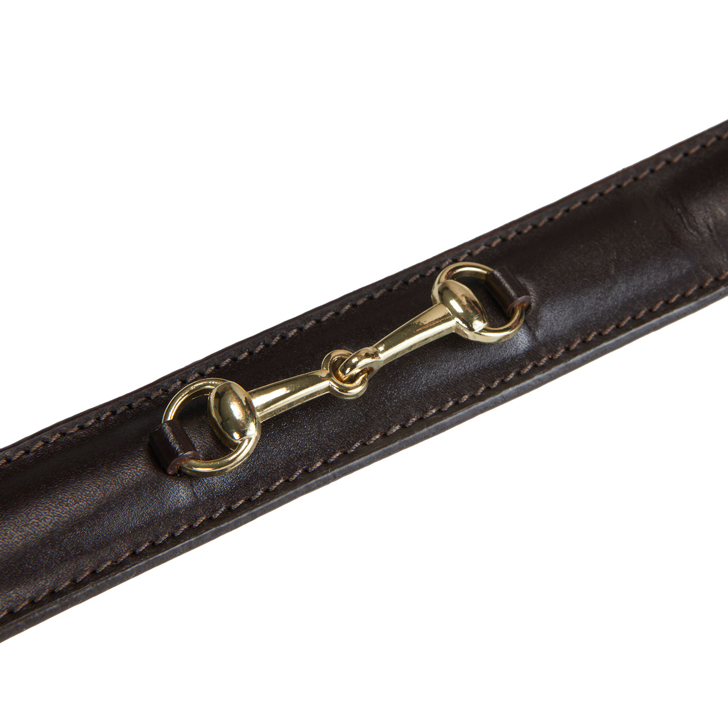 Ledergürtel mit Trensen-Motiv