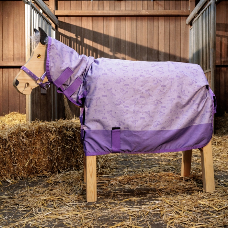 Hobby horse rug "Unicorn Academy"-waterproof