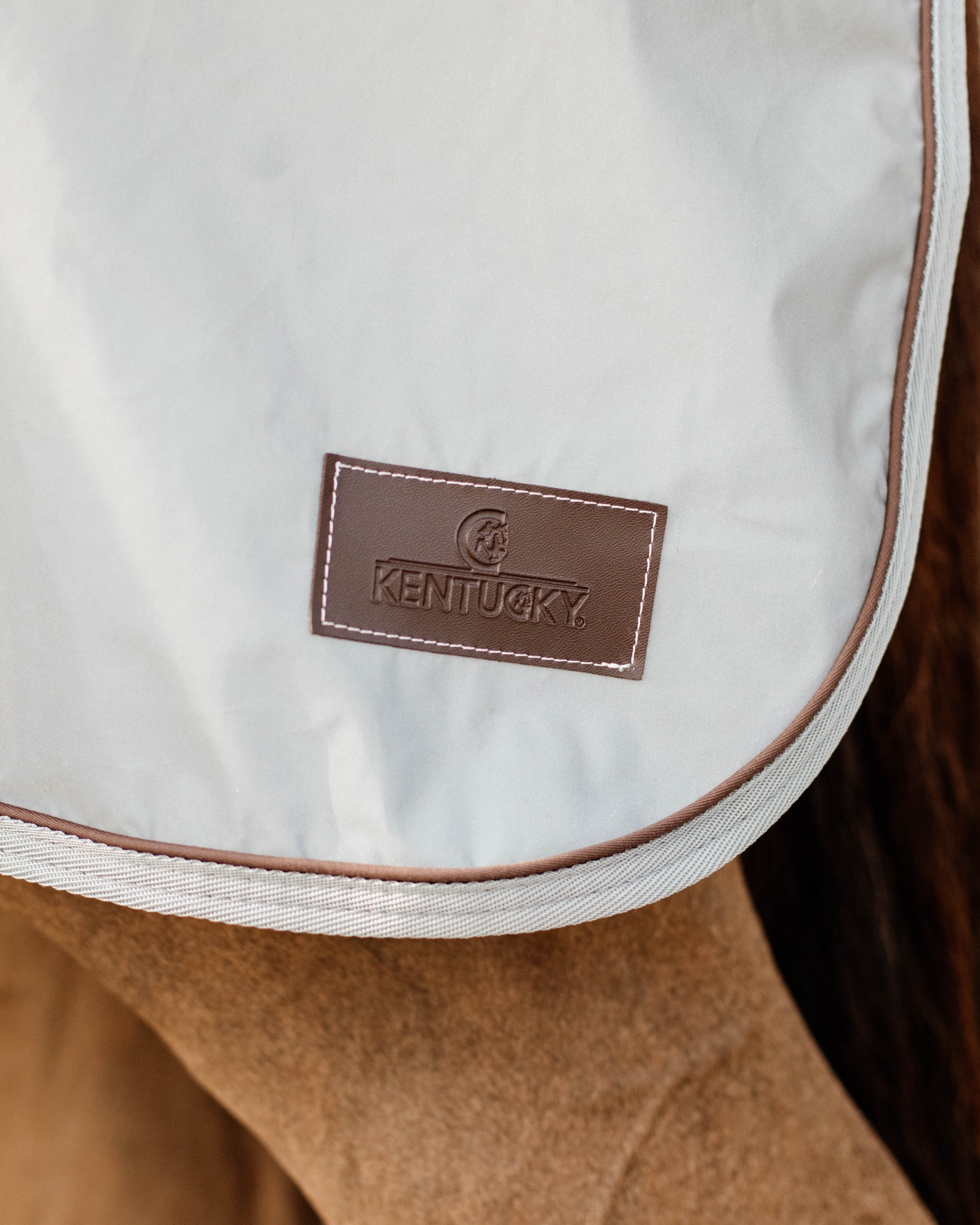 Riding rug square reflective