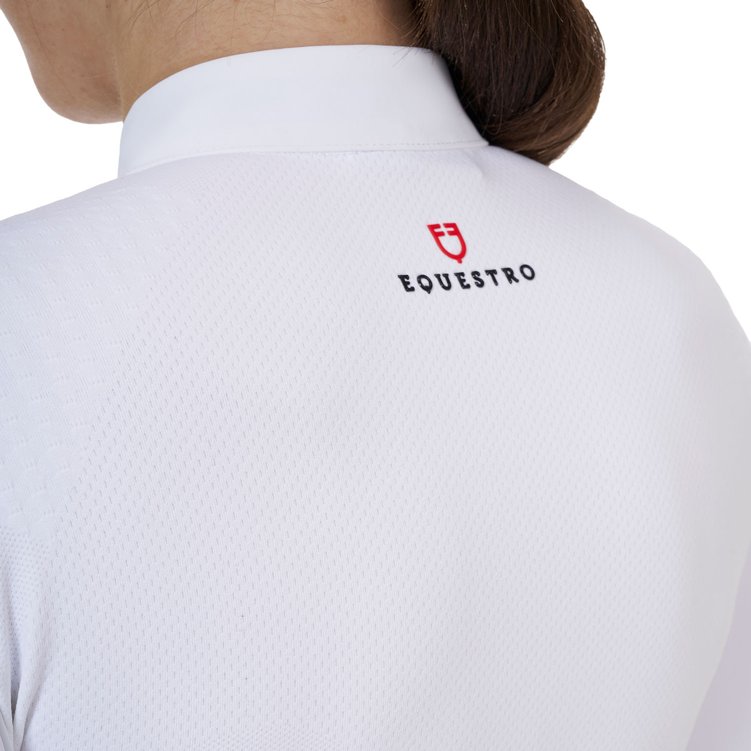 Ridertechnology Turnier-Polo-Shirt Langarm mit Reißverschluss