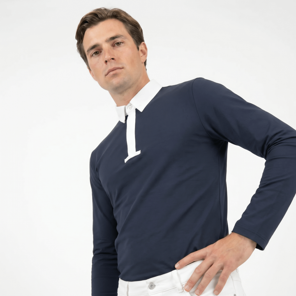 Turniershirt Herren Classic Lange Ärmeln