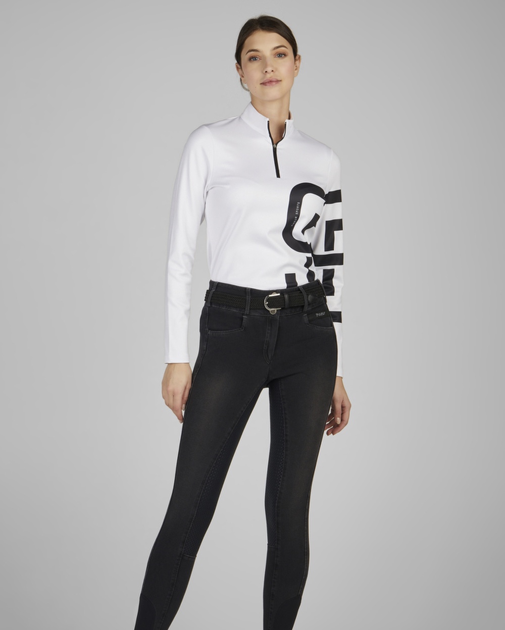 Zip-Shirt Ladies Longsleeve Icon Sportswear