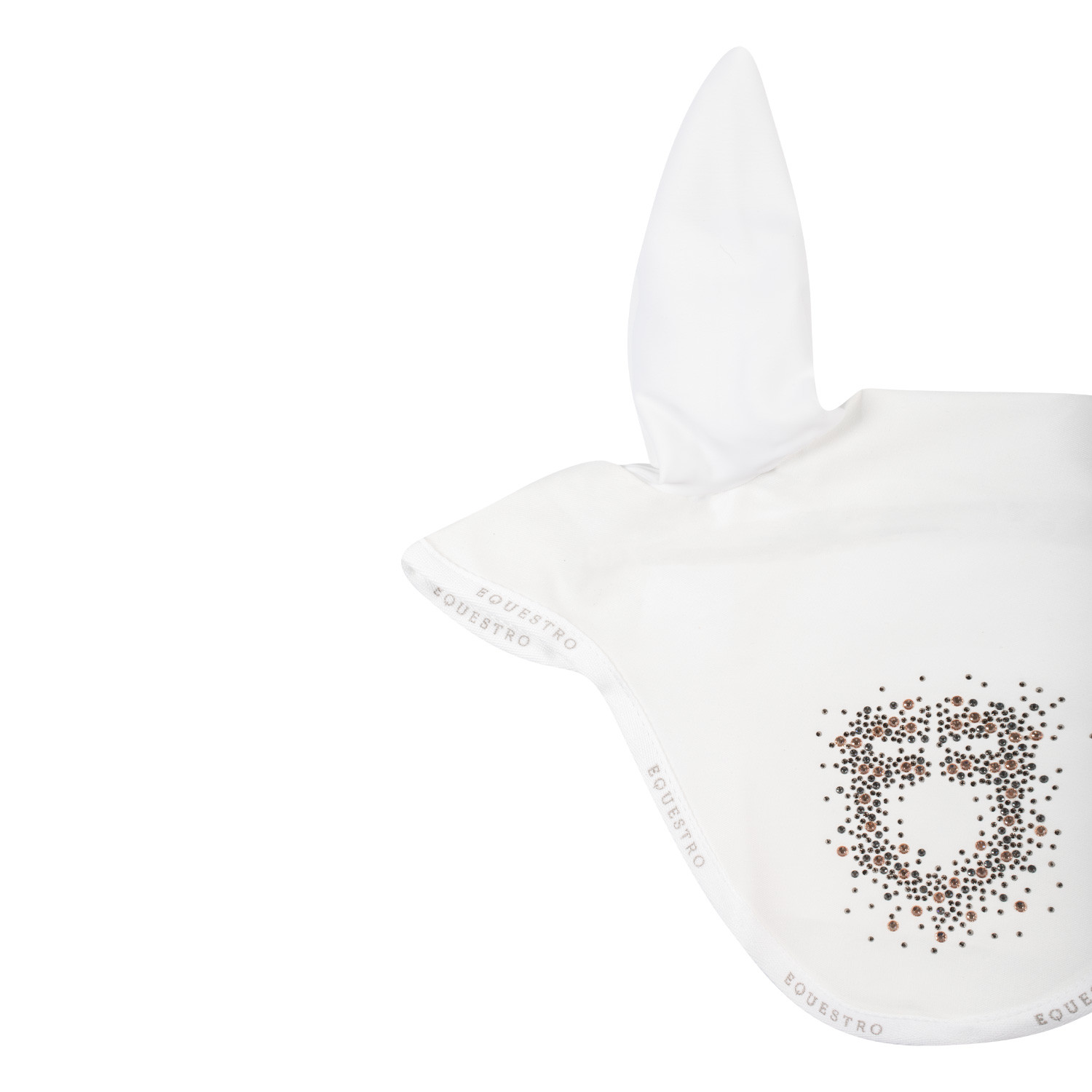 Fliegenhaube aus technischem Gewebe mit Glitzer-Logo