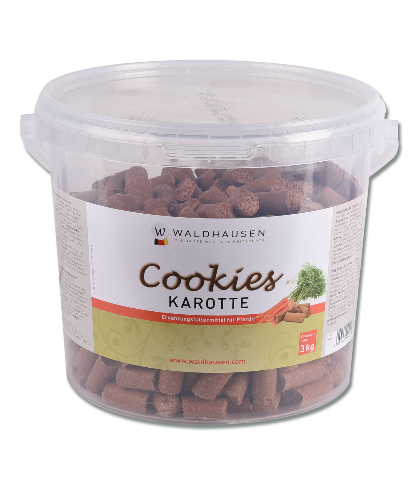 Cookies, 3 kg, bucket