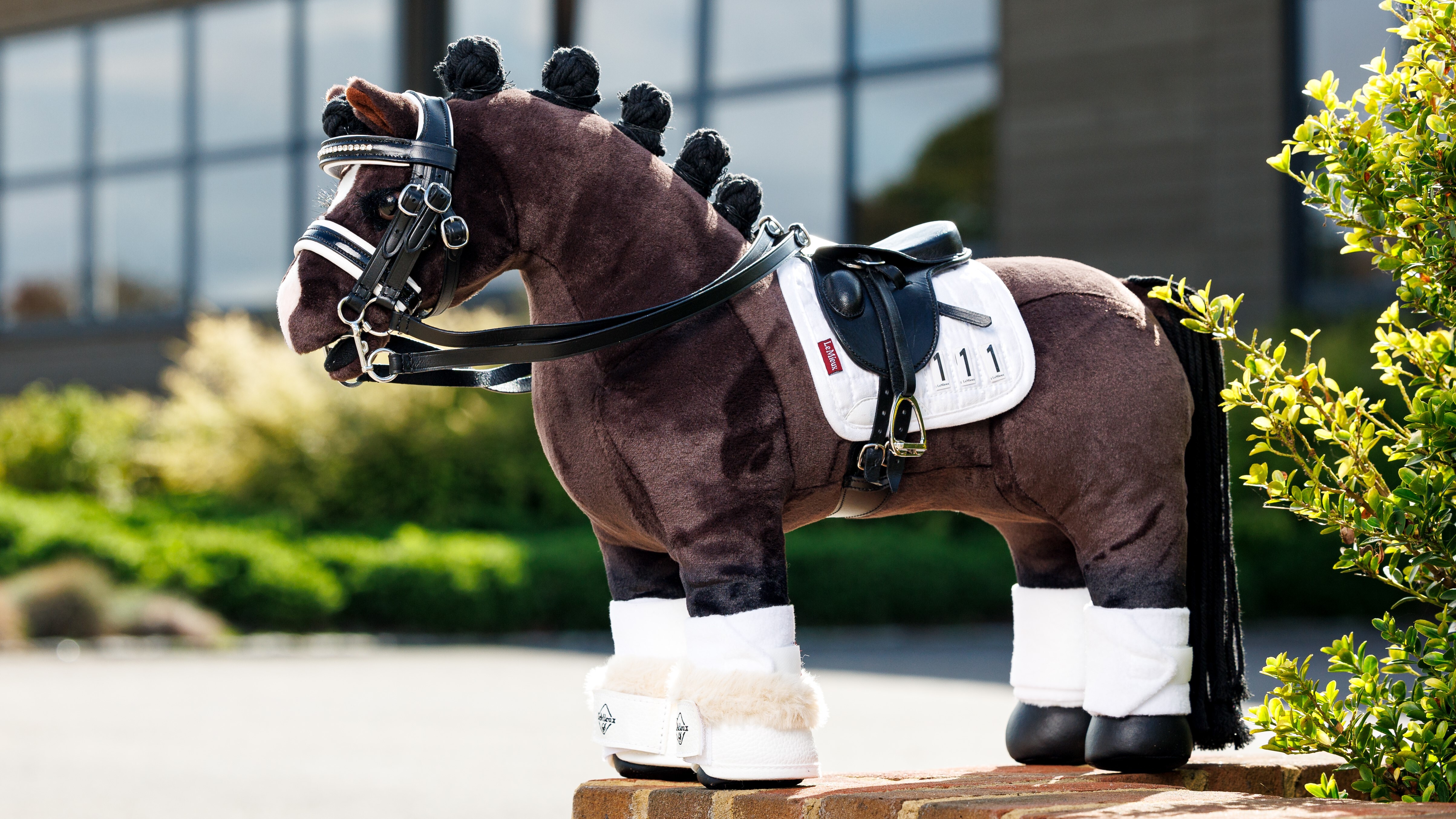 Selle de dressage Toy Pony noir