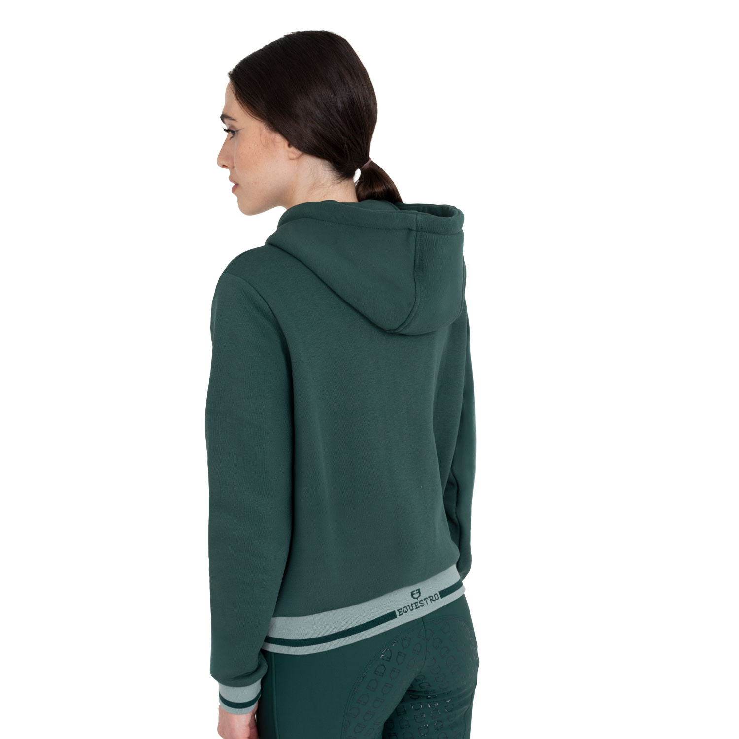 Damen-Kapuzenjacke mit Frontreißverschluss