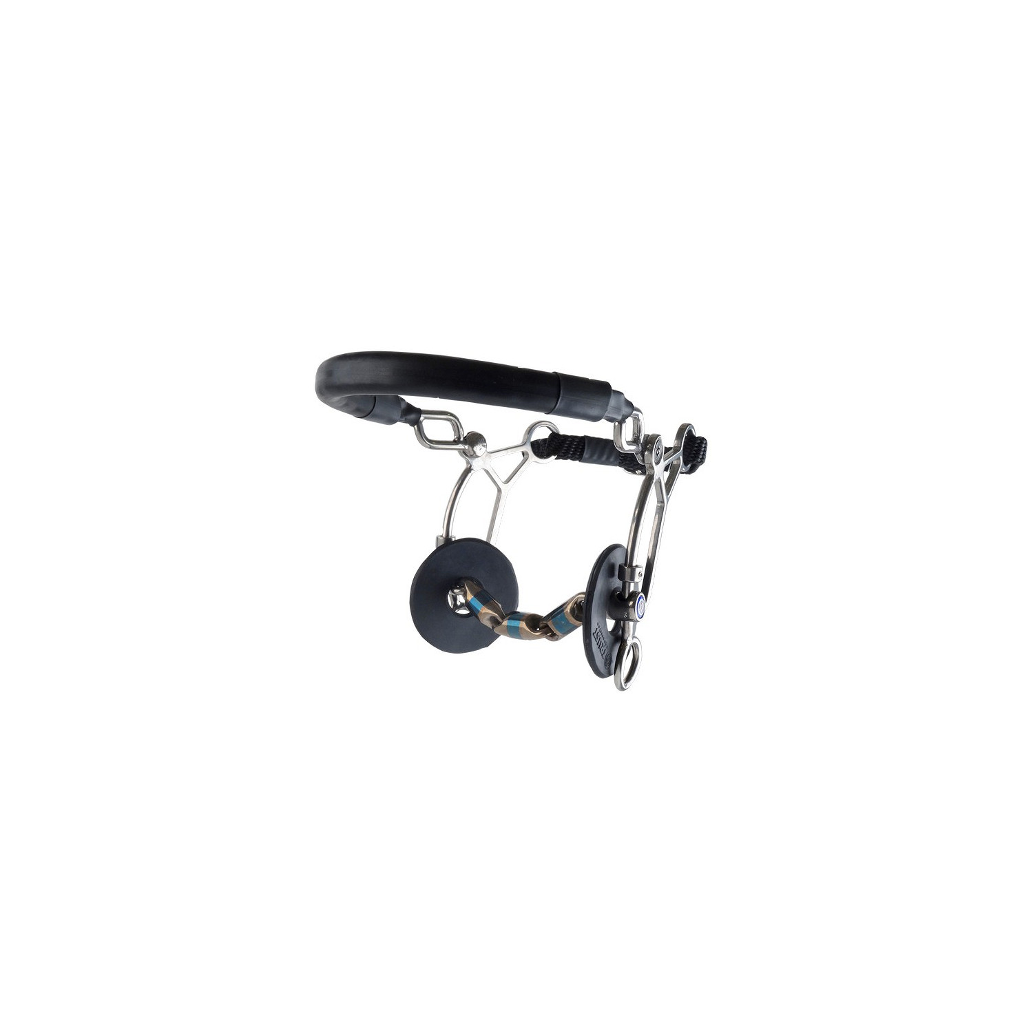 Sweet Iron Hackamore Kombi kurz-waterford-16 in blau