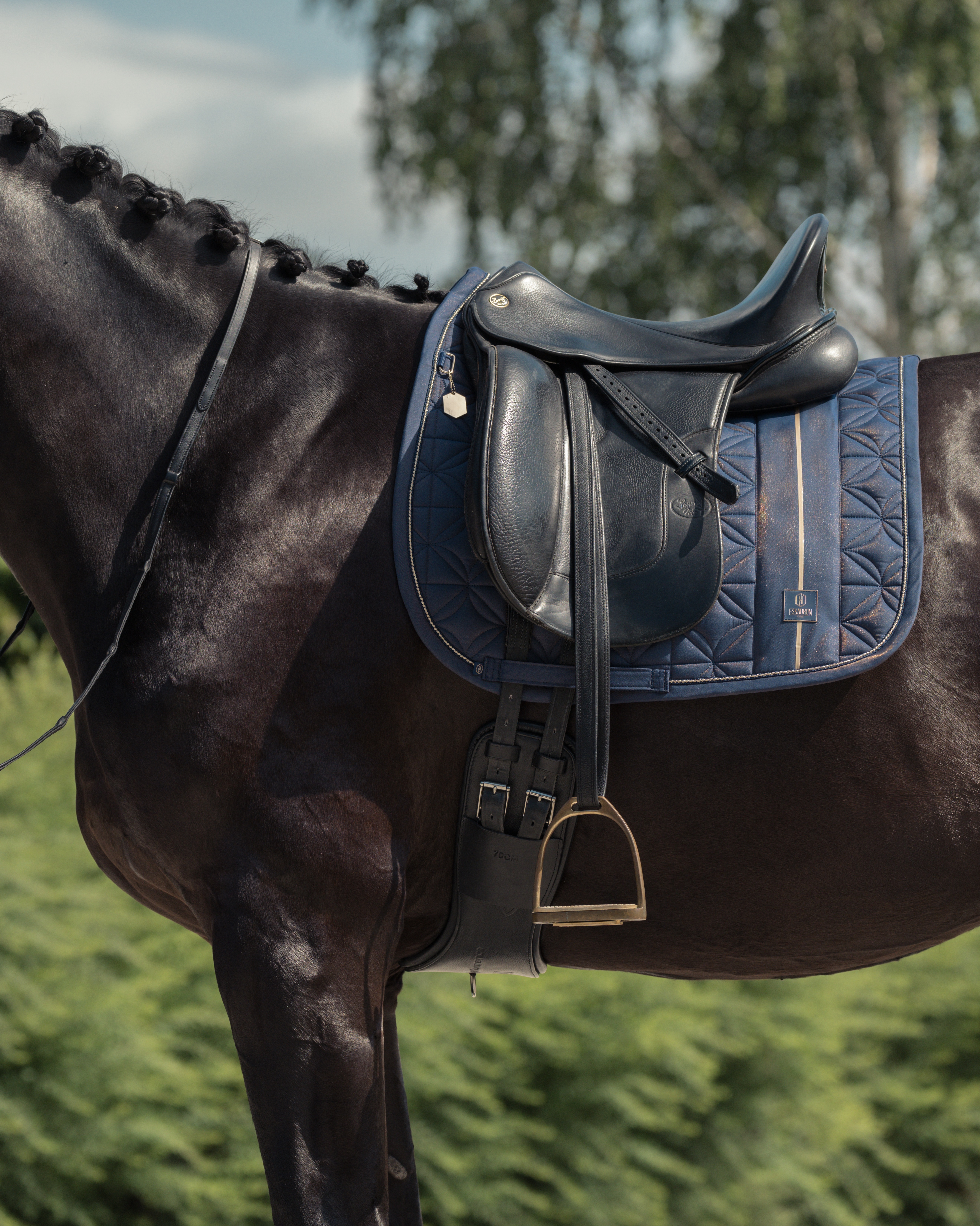 Saddle pad Heritage Big Square Glam