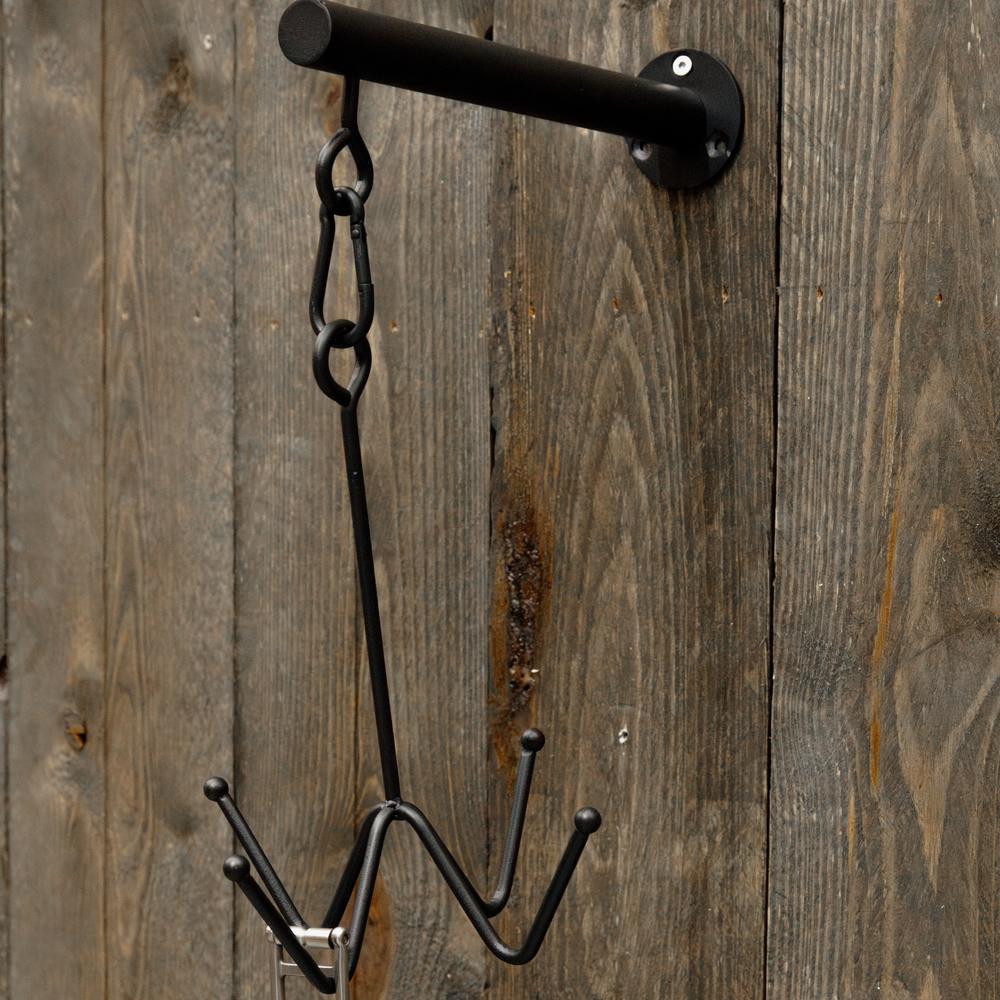 Bridle rack with 4 hooks for wall mounting