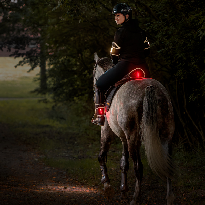 Leg wraps "Horselight"-white & red light