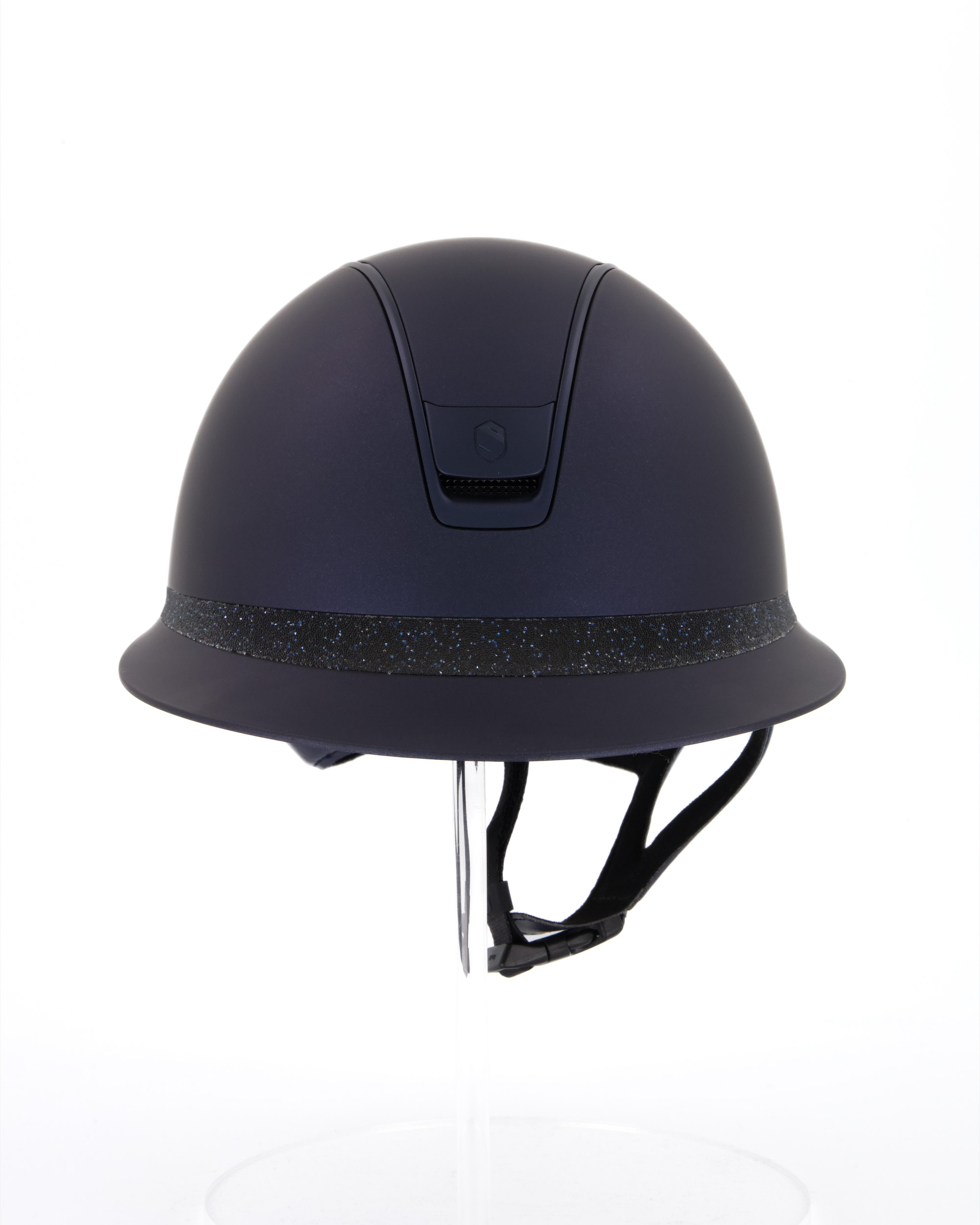 Reithelm 2.0 Miss Shield Shadowmatt Blue, Frontal Band Crystal Fabric Summer Nights, Trim u. Blason Shadowmatt blue