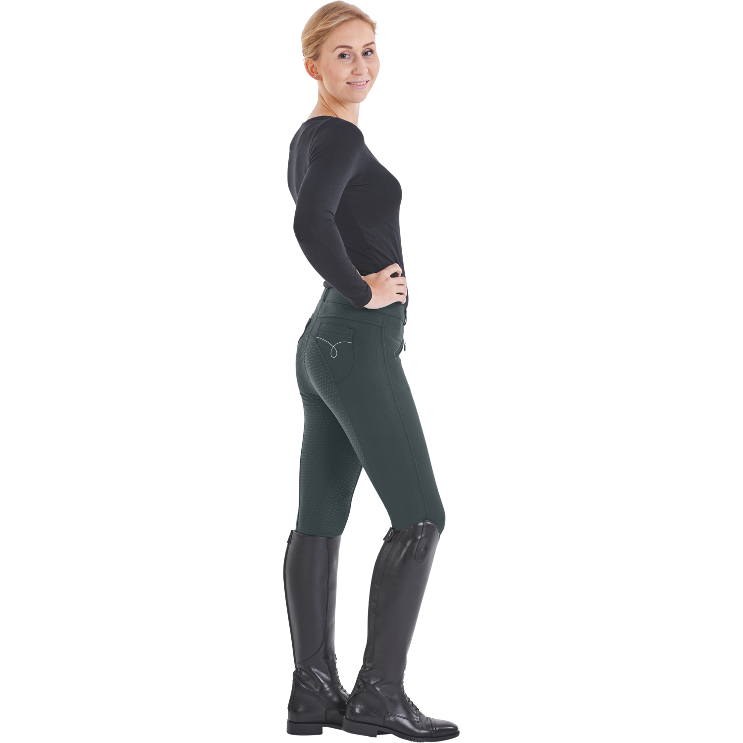 Reithose Damen Lovisa Winter mit Vollgrip