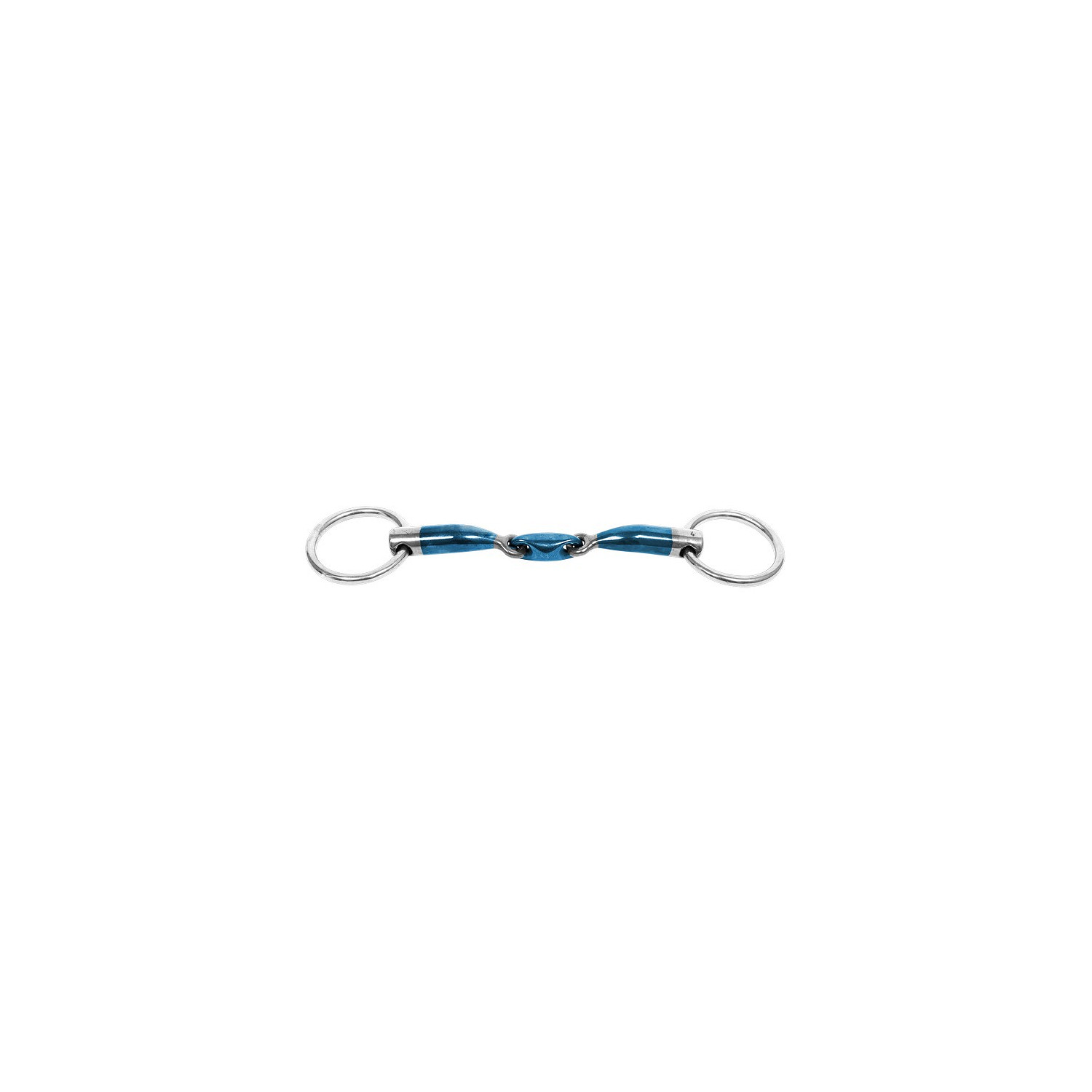 Sweet Iron bewegliche Unterlegtrense-eliptical-16 in blau