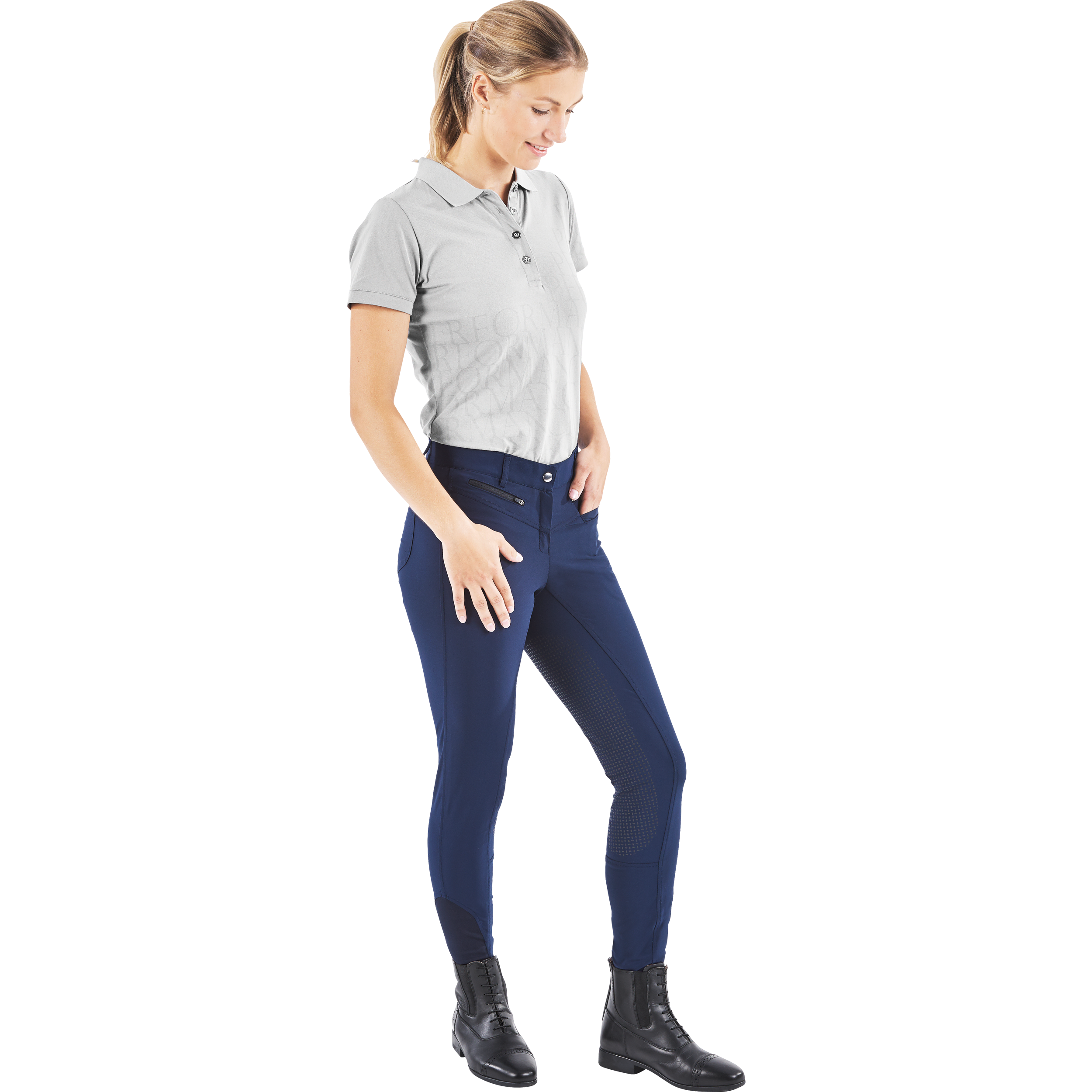 Pantalon d'équitation dame Zarina avec 3/4 Grip