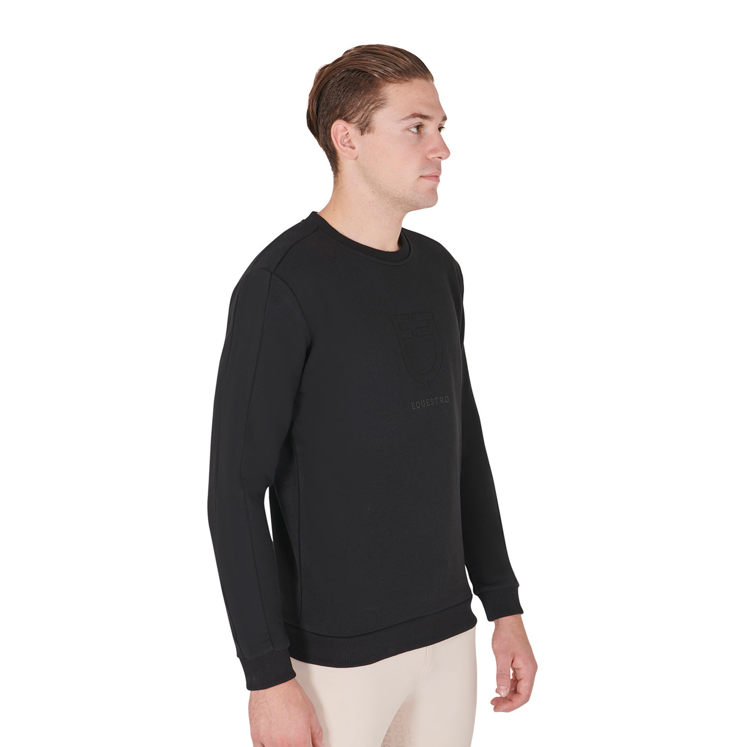 Herren-Baumwollsweatshirt mit Logo