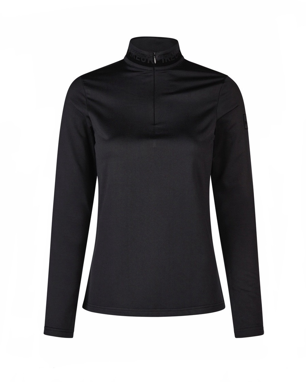Zip-Shirt Ladies Longsleeve Selection in black