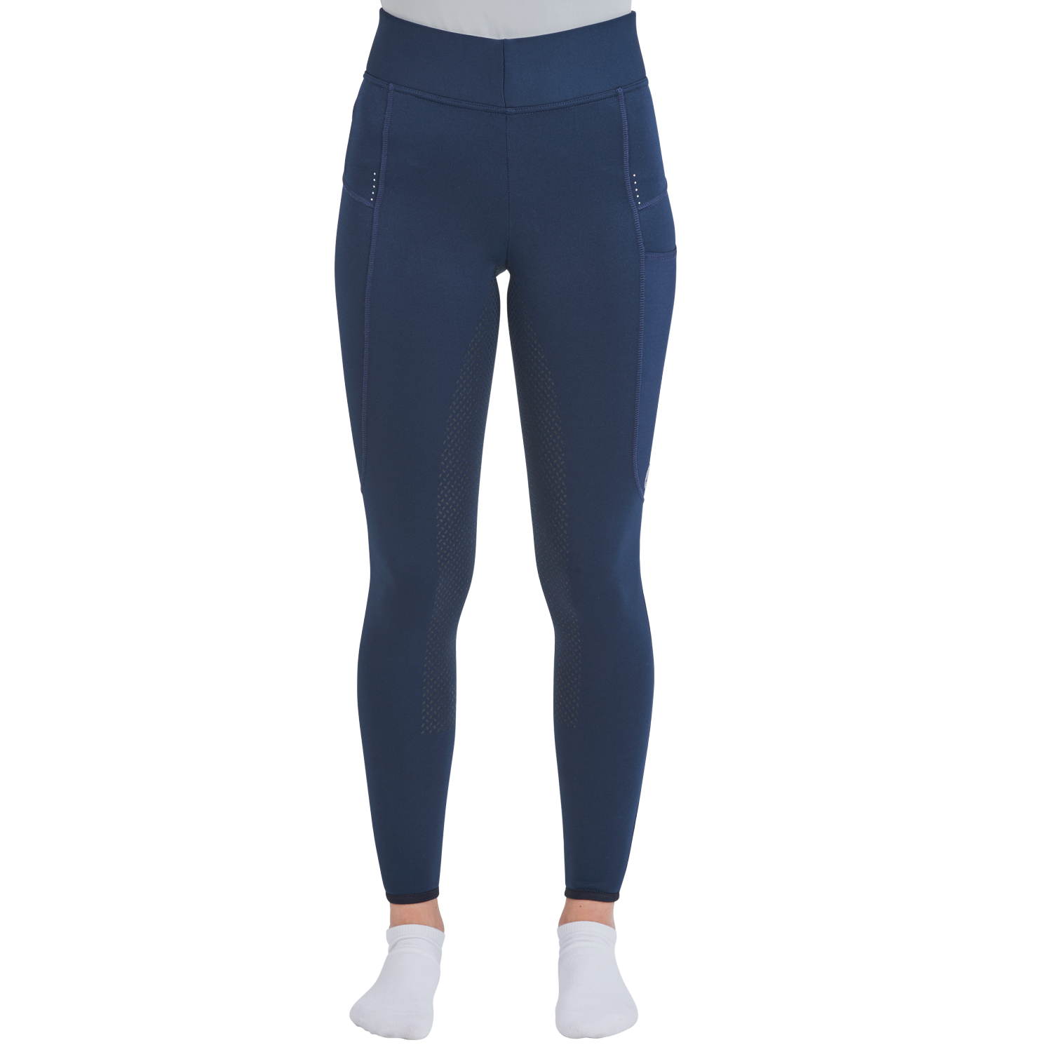Reitleggings Damen Nurmes Winter II mit Vollgrip