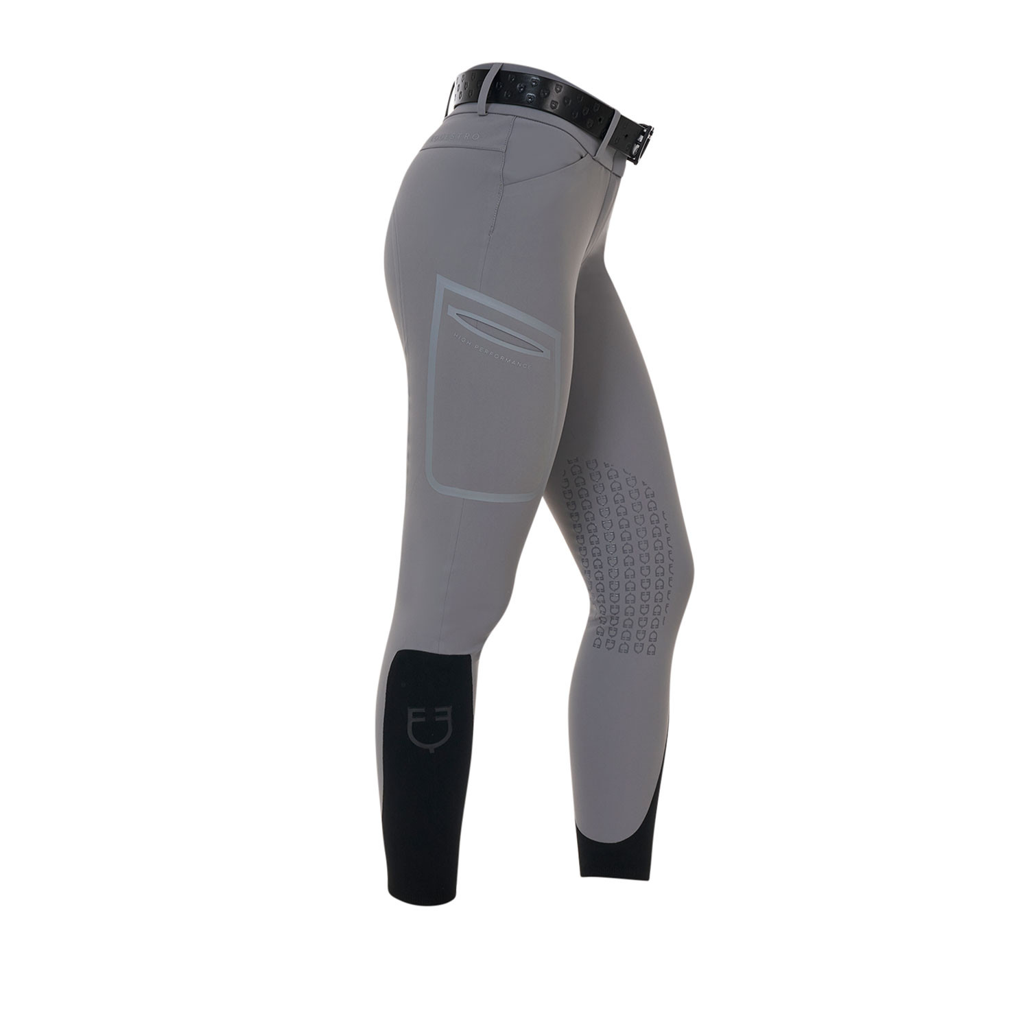 Damen-Reithose mit hohem Bund und Knee Grip