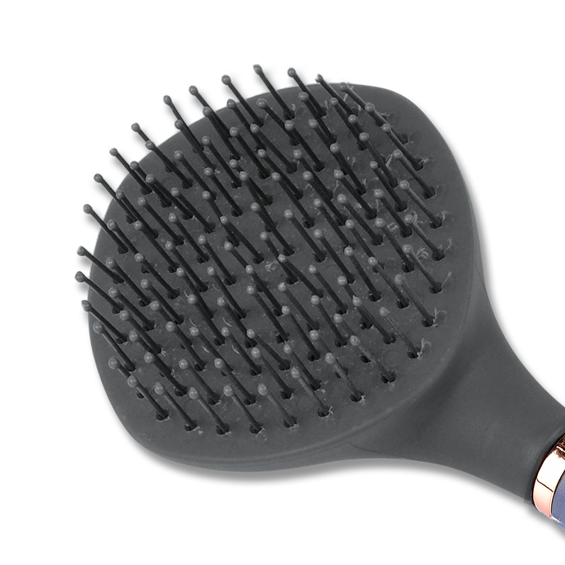 Long hair brush with gel handle Long hair brush with gel handle