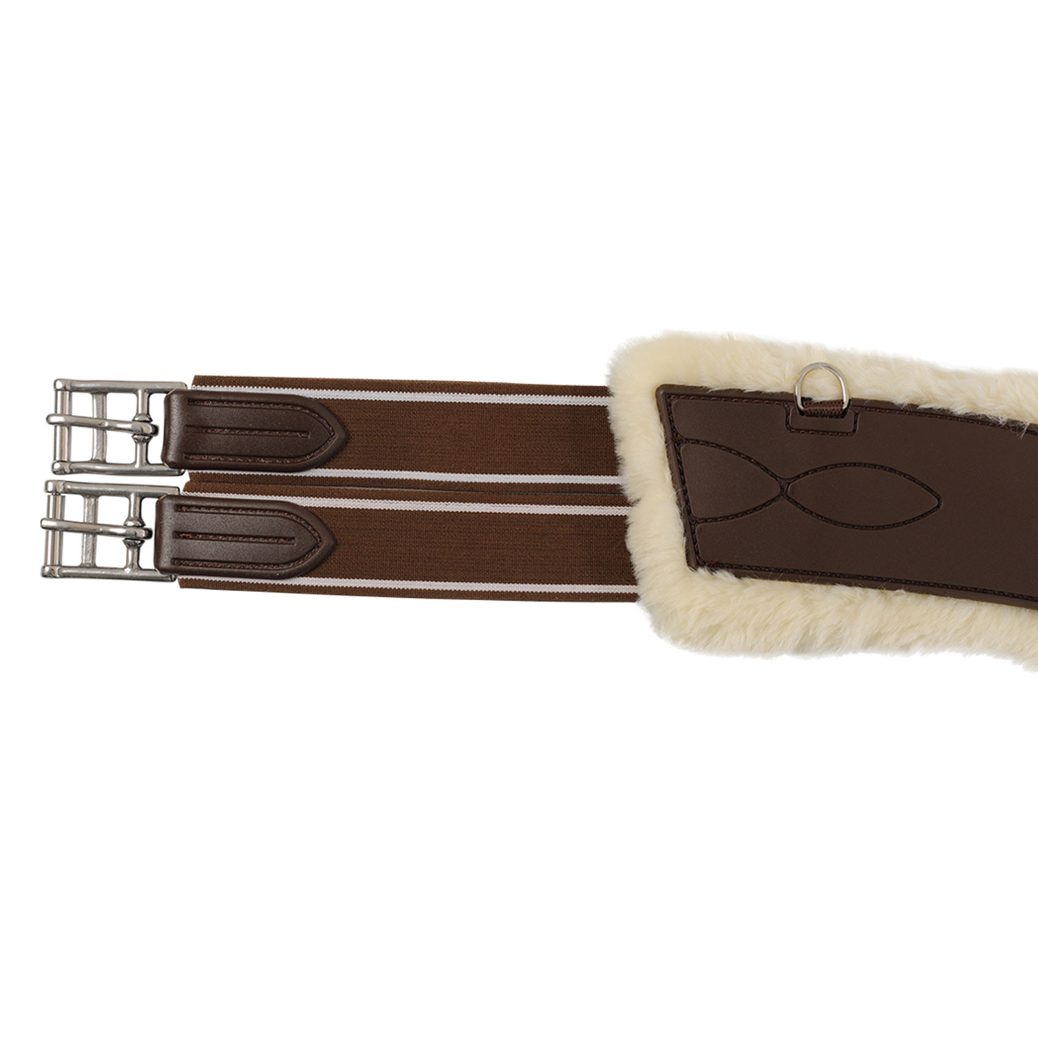 Spring-Sprunggurt Classic Gel PVC abnehmbares Kunstlammfell