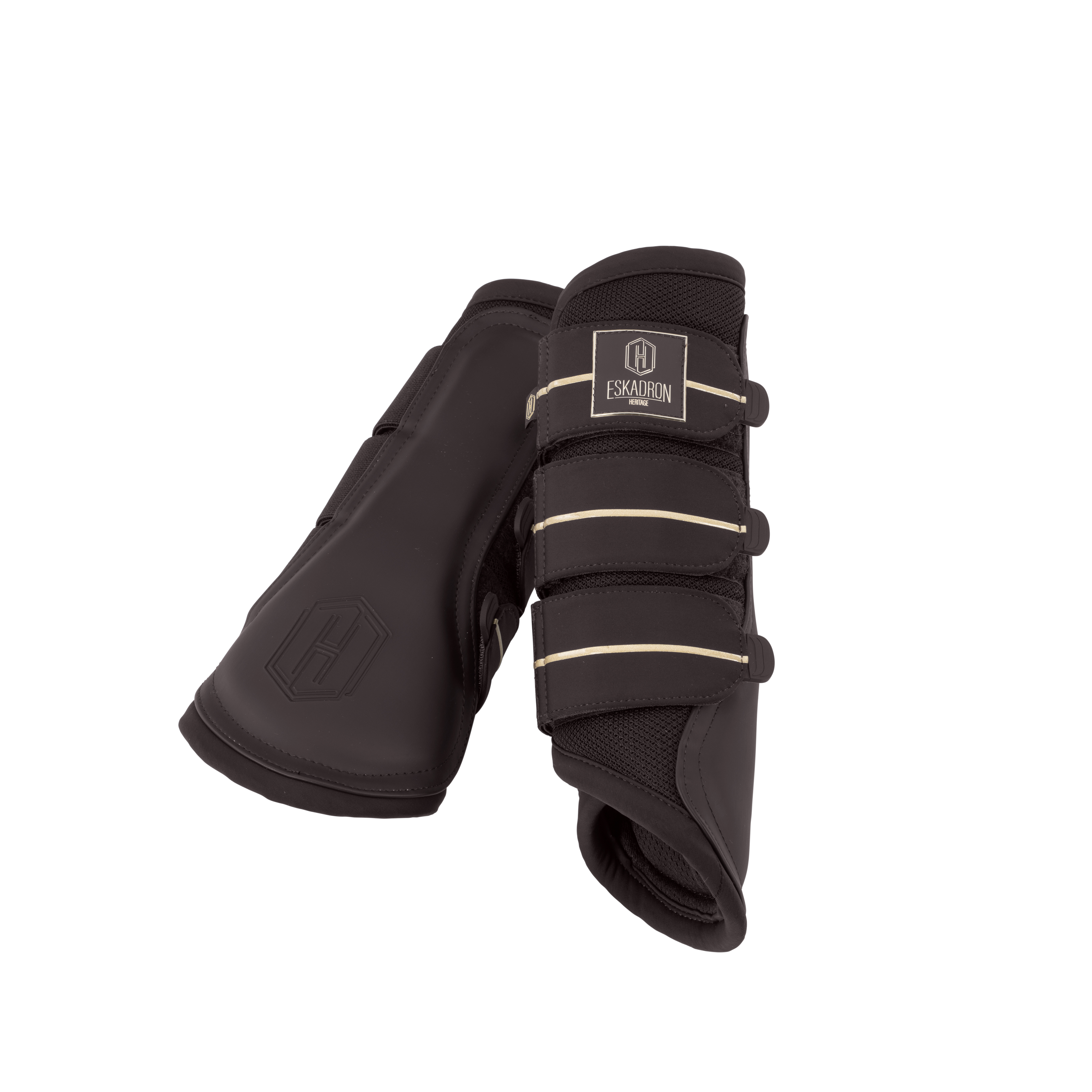 Gamaschen Heritage Mesh in black truffle