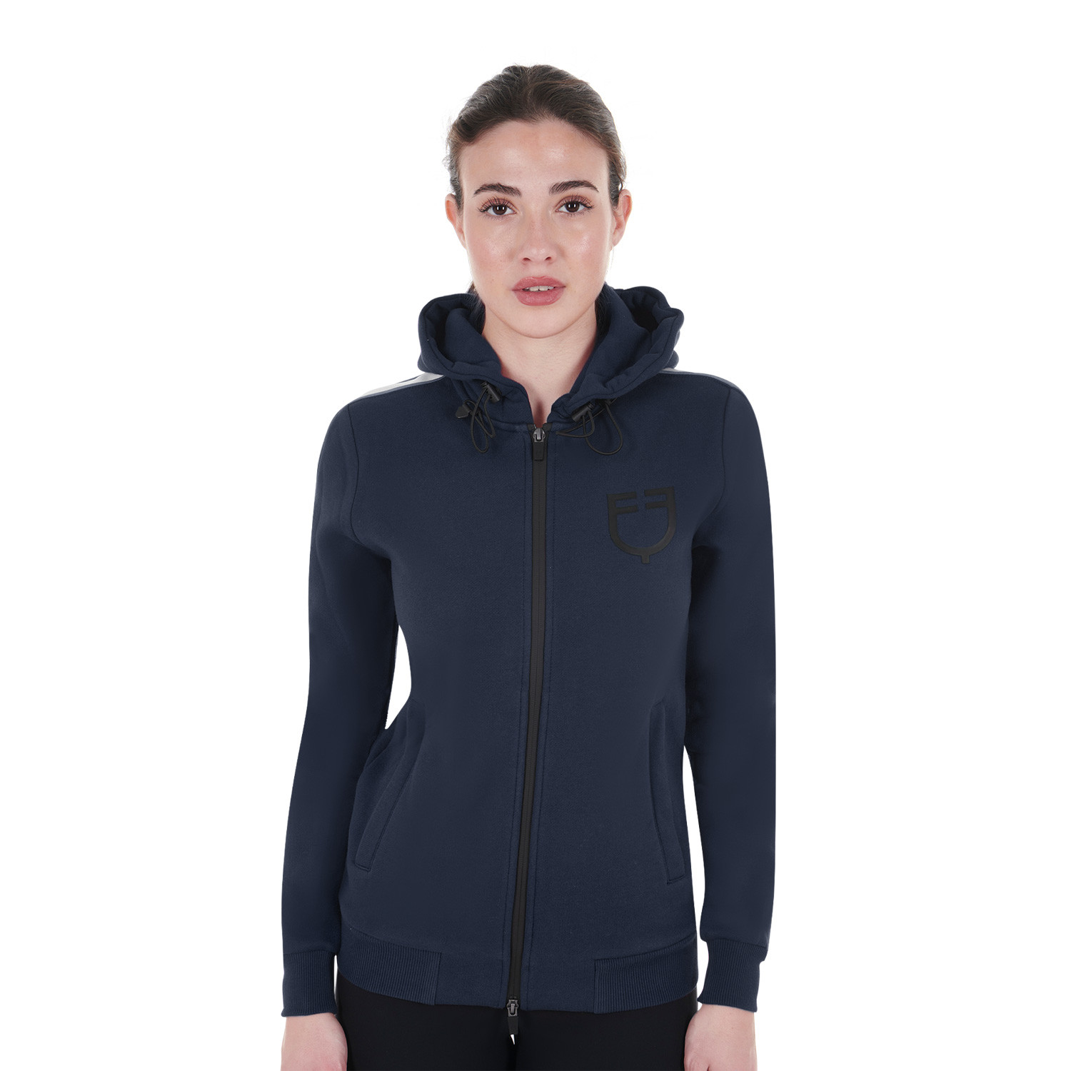Damen-Kapuzensweatshirt mit Frontreißverschluss