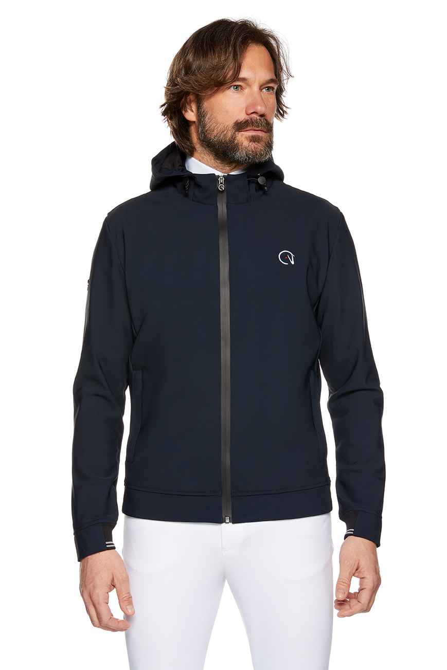 Jacket men's hoodie in navy