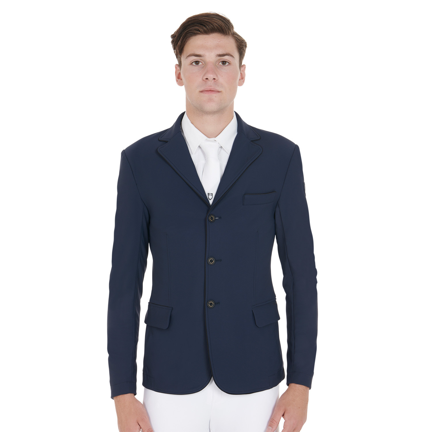 Herren-Turnierjacke mit seitlicher Reißverschlusstasche