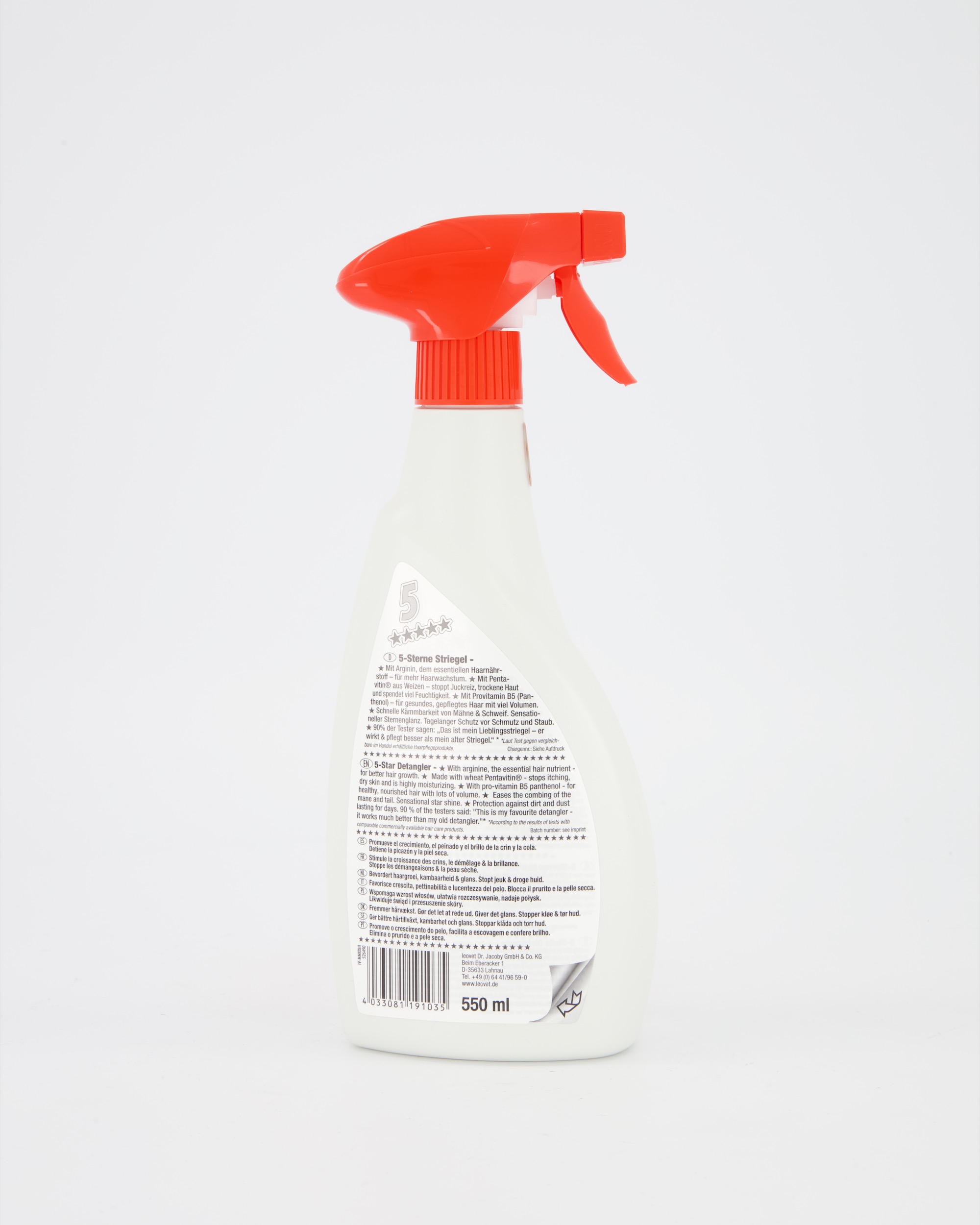 Tail and mane spray 5-star curry comb, 550 ml