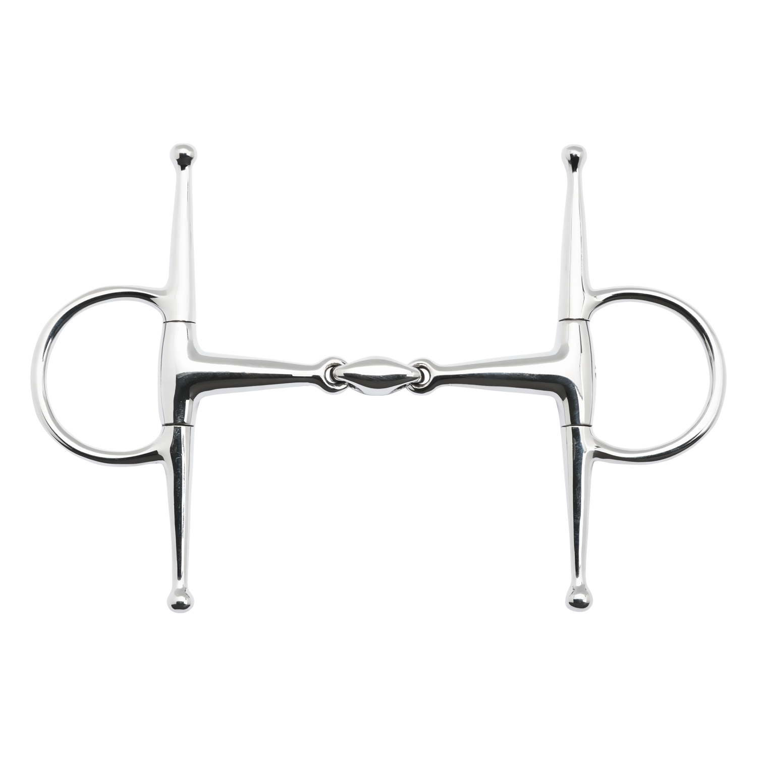 Schenkeltrense Edelstahl, 16 mm, doppelt gebrochen