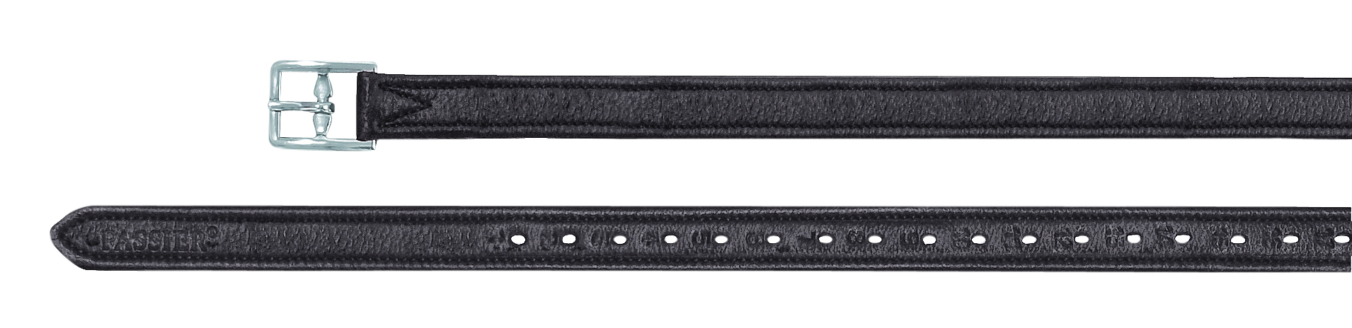 Stirrup leathers Velvet Touch with nylon inlay