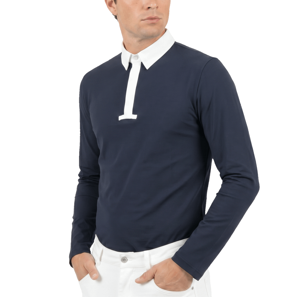 Turniershirt Herren Classic Lange Ärmeln