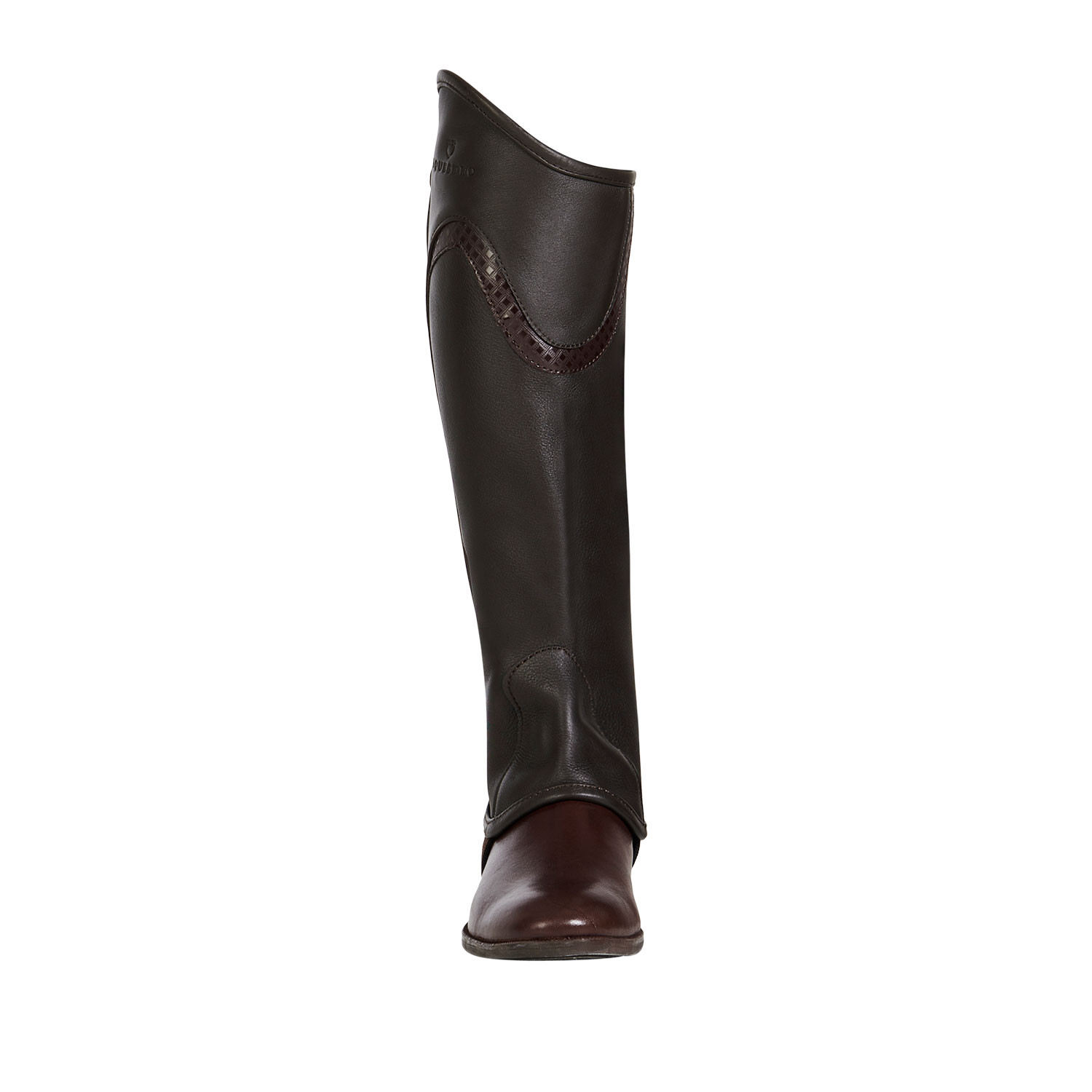 Unisex-Lederstiefeletten mit Kontrastprofil