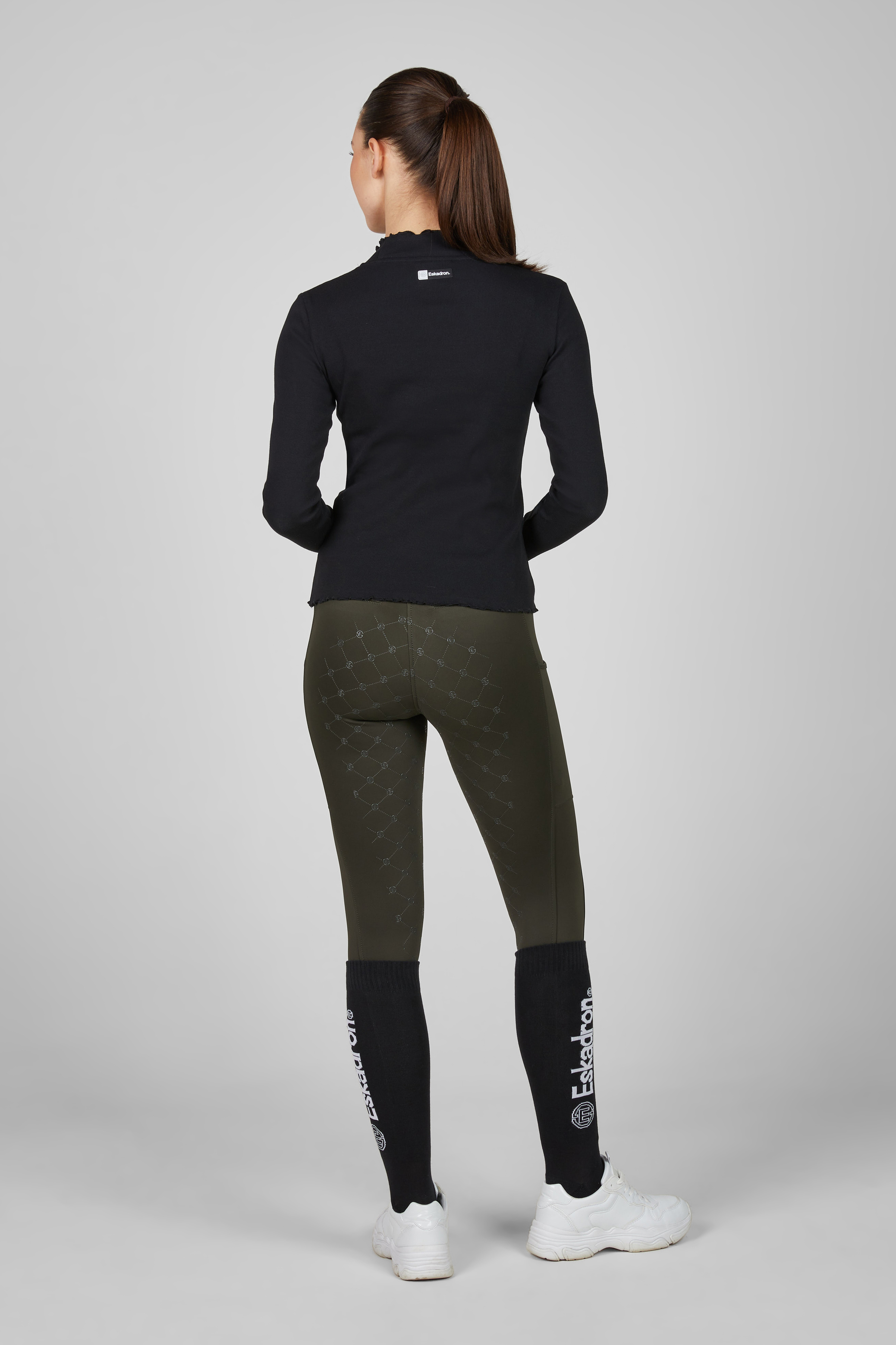 Rollkragenshirt Damen Rib Dynamic