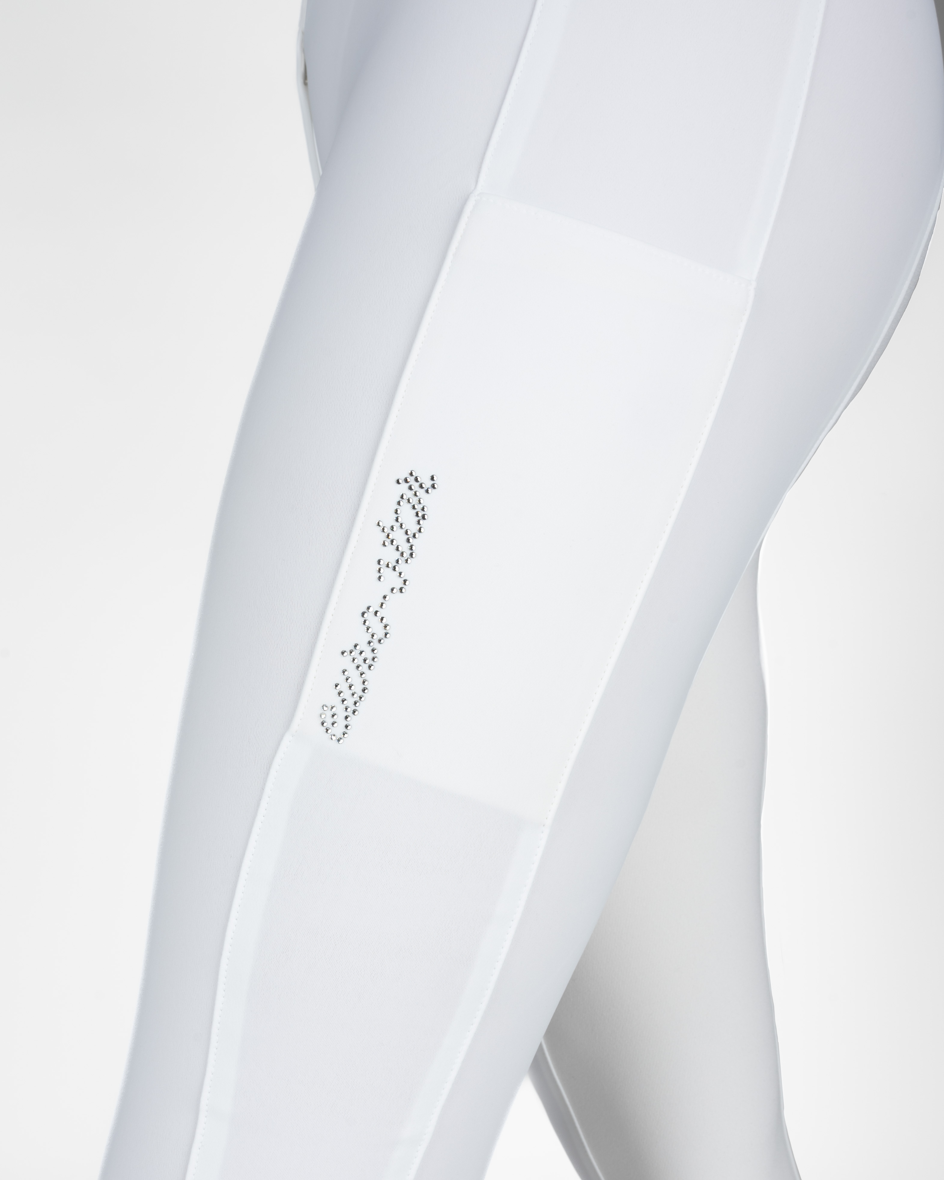 Ladies riding breeches Arielle full seat in white