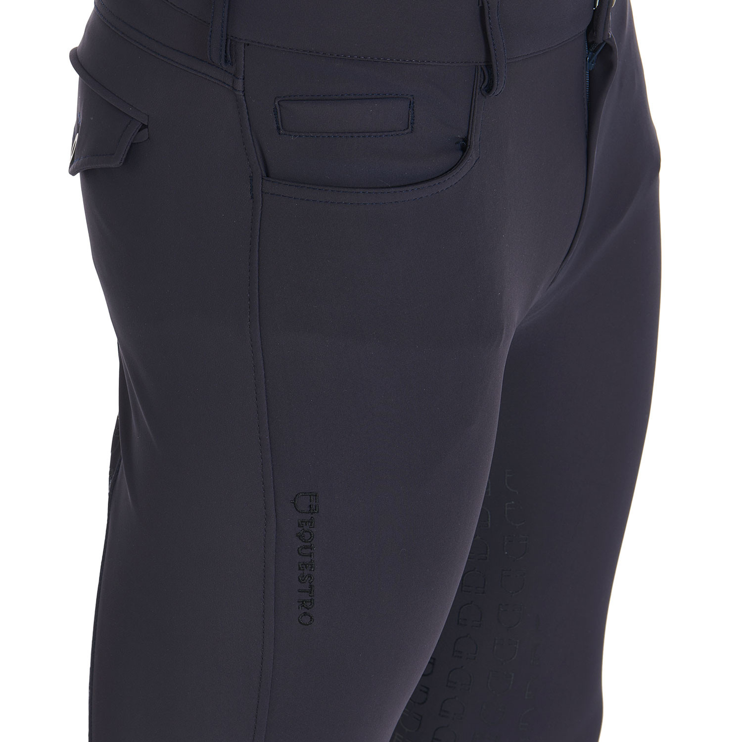 Herren-Reithose Slim Fit mit Vollbesatz