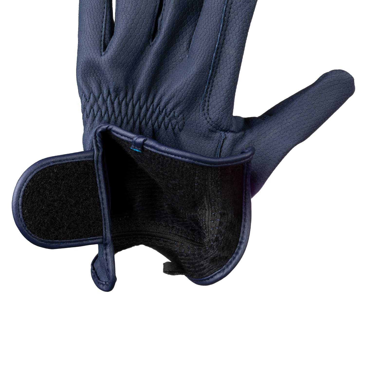 Gepolsterte Unisex-Handschuhe aus Kunstleder mit Klettverschluss